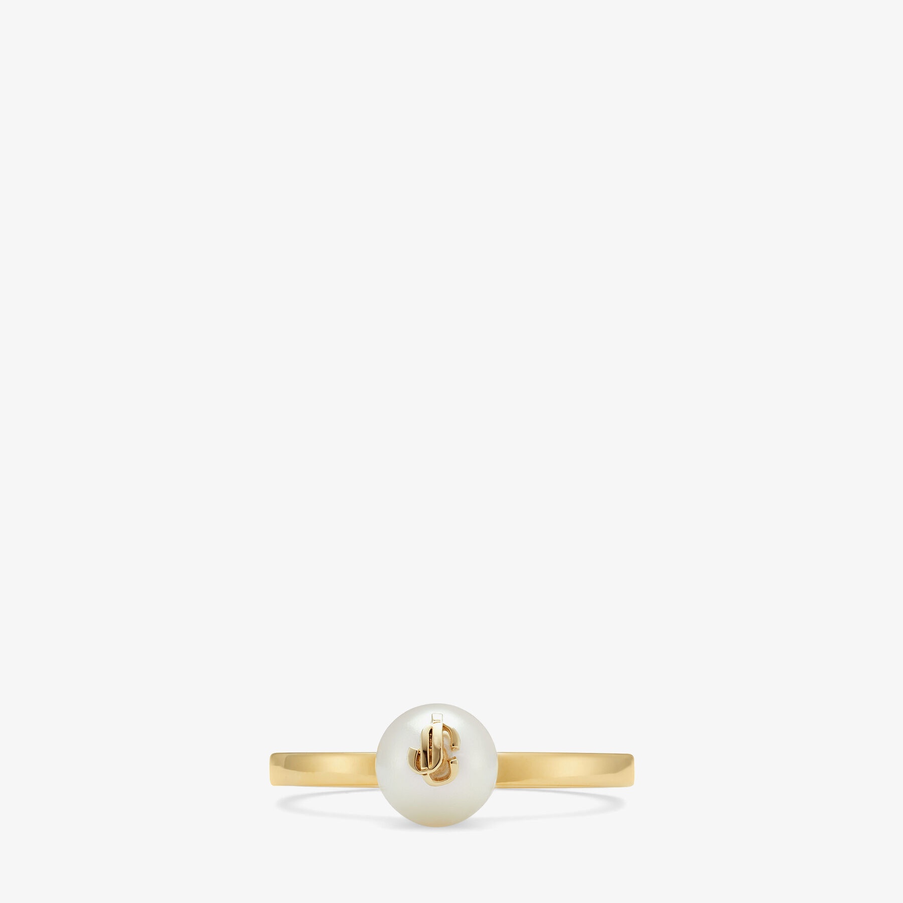 JC Pearl Ring
Gold-Finish Metal Ring with JC Pearl - 3