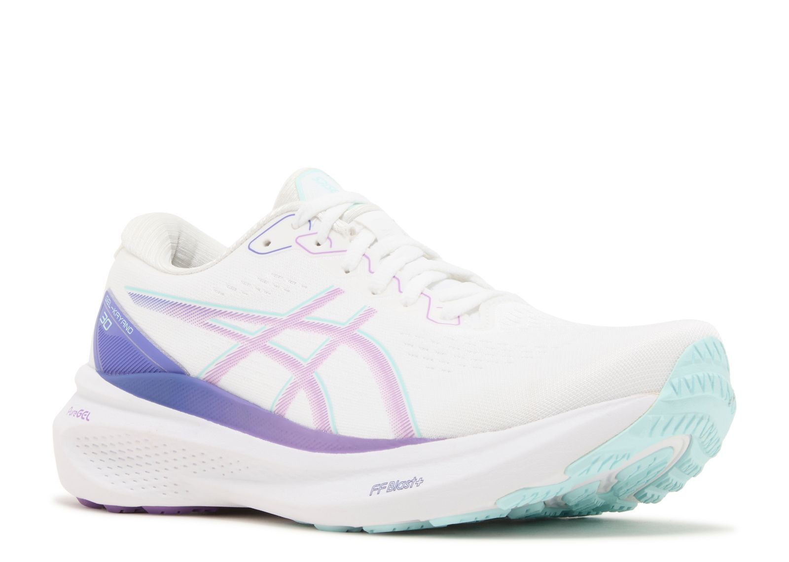WMNS GEL KAYANO 30 'WHITE CYBER GRAPE' - 2