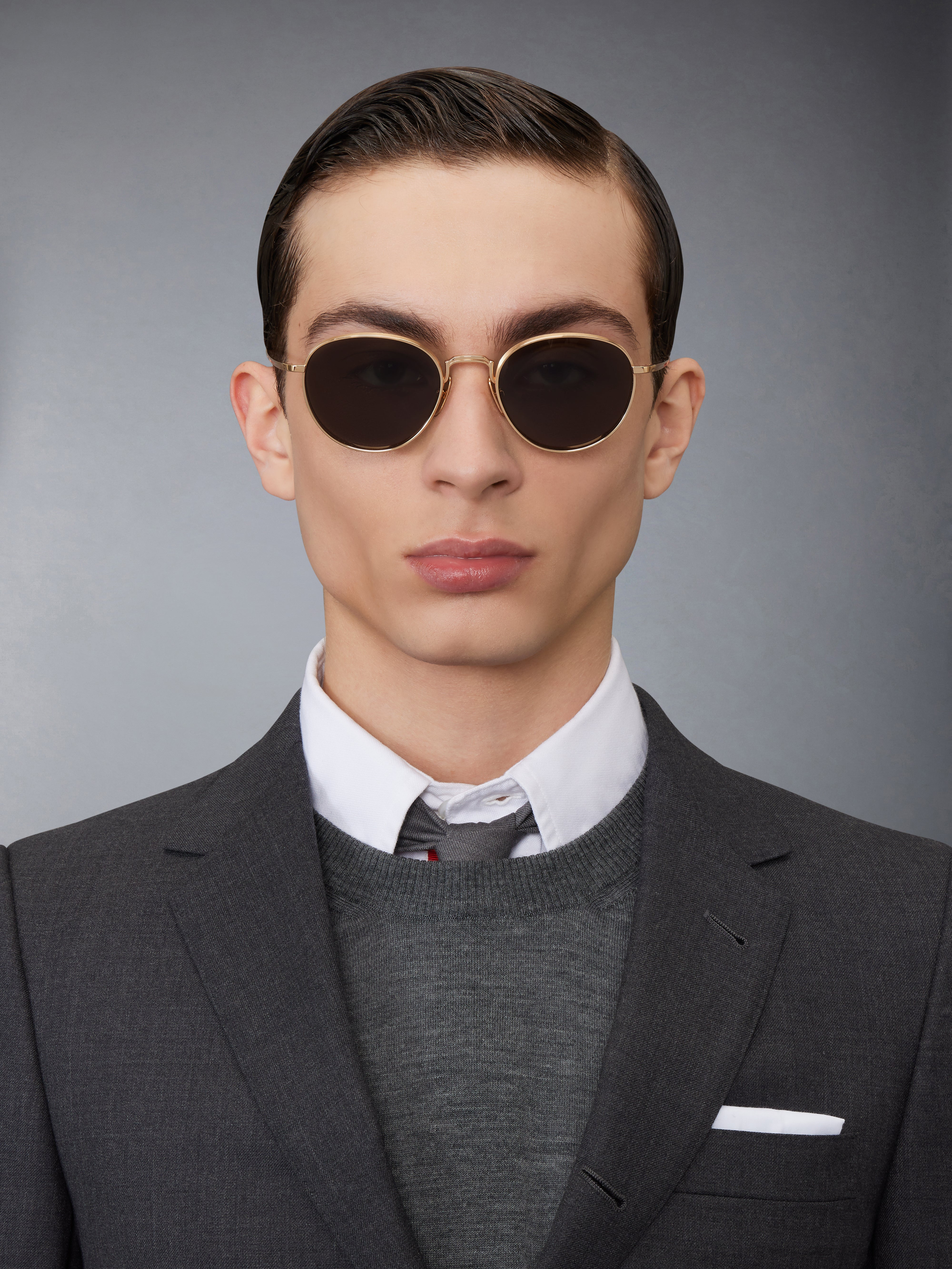 Titanium Round Sunglasses - 3