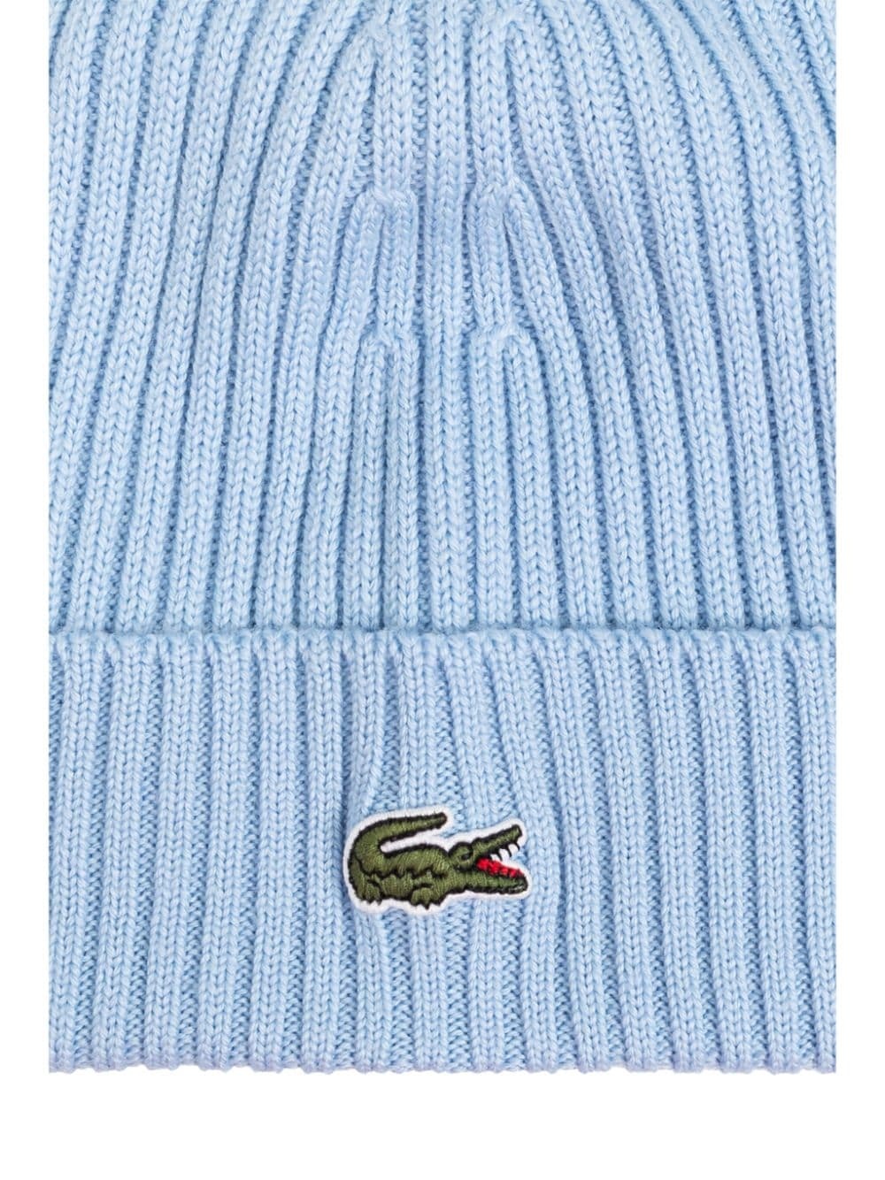 logo-embroidered knit hat - 5