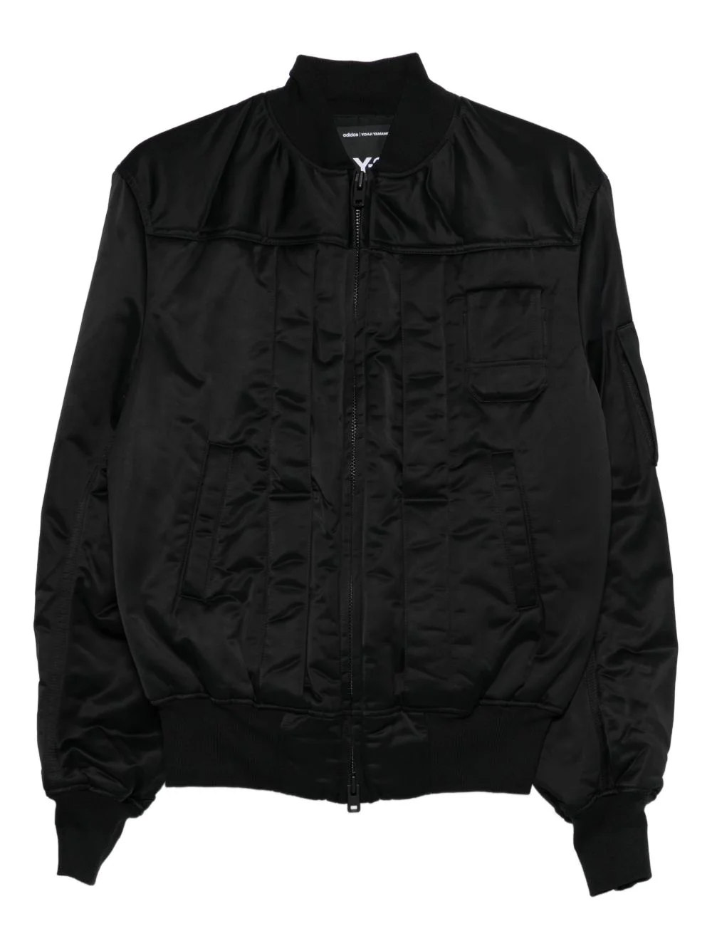 logo-print bomber jacket - 1