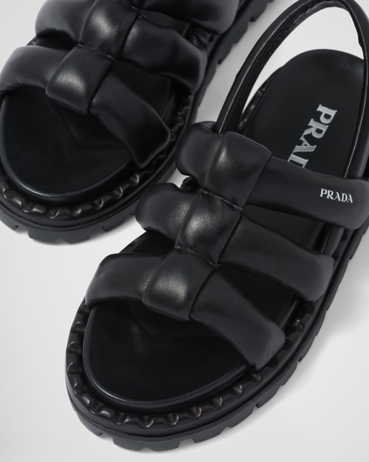 Nappa leather sandals - 6