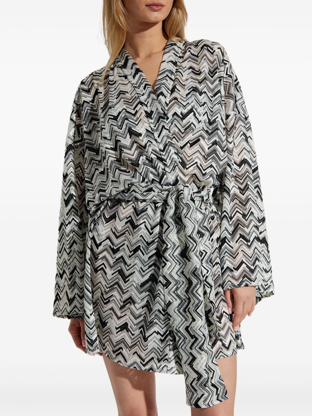 zigzag cover up dress - 3