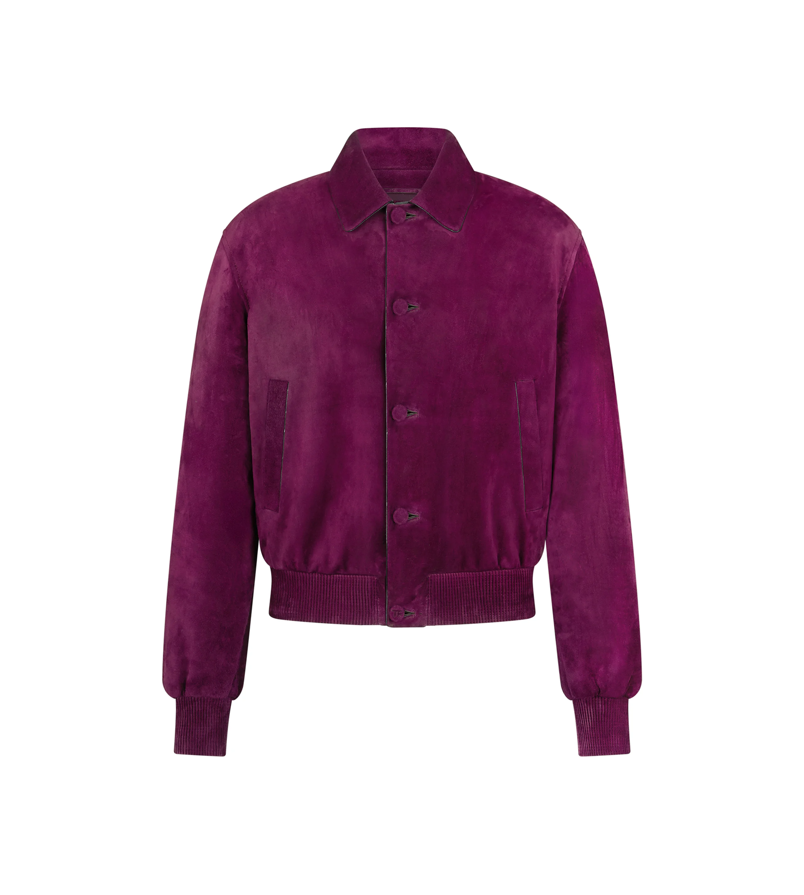 RELAXED LIGHTWEIGHT LAMB SUEDE TEDDY BLOUSON - 1
