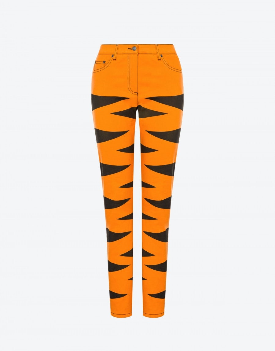 CHINESE NEW YEAR GABARDINE TROUSERS - 1