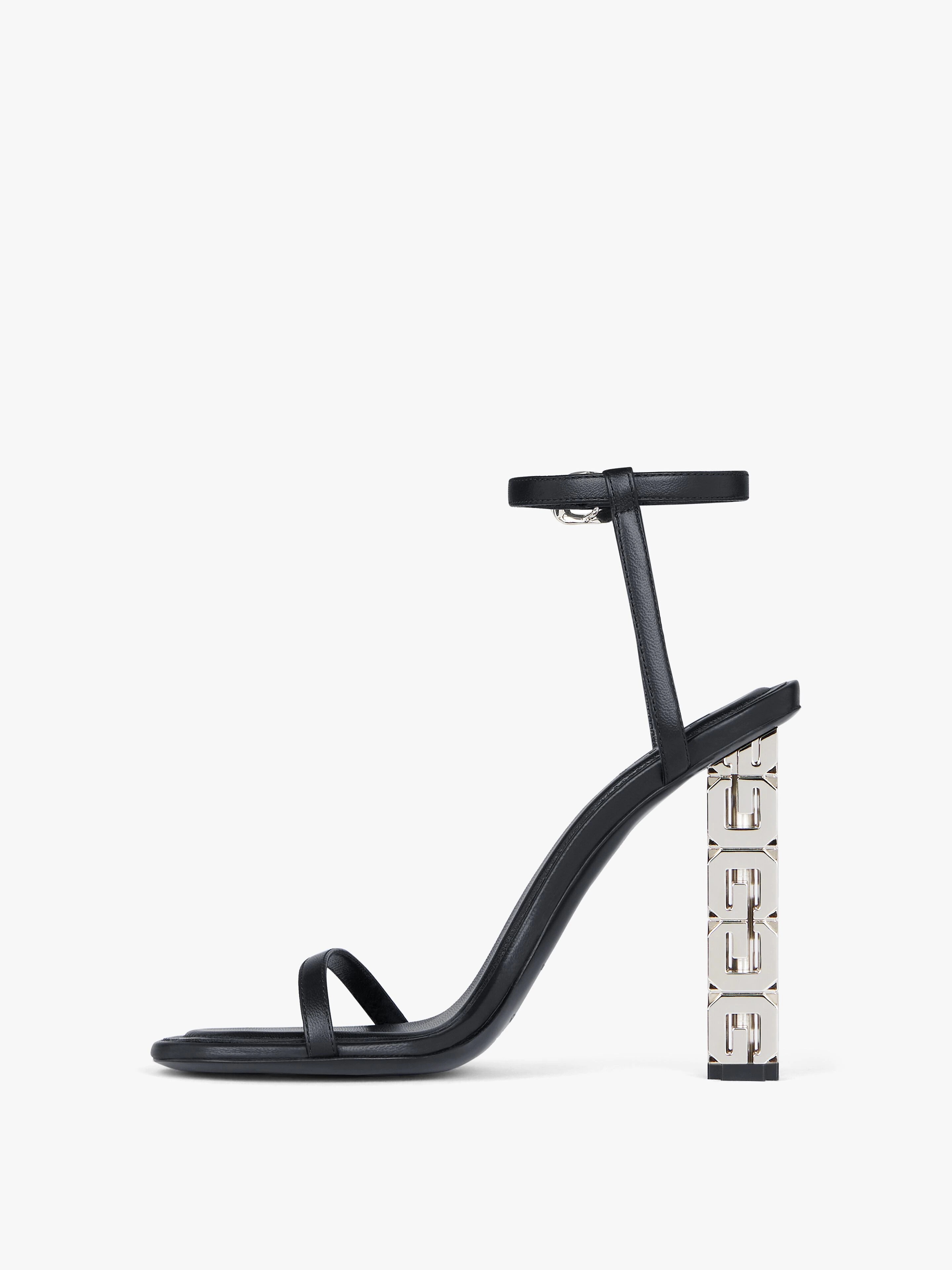 G CUBE SANDALS IN LEATHER - 3