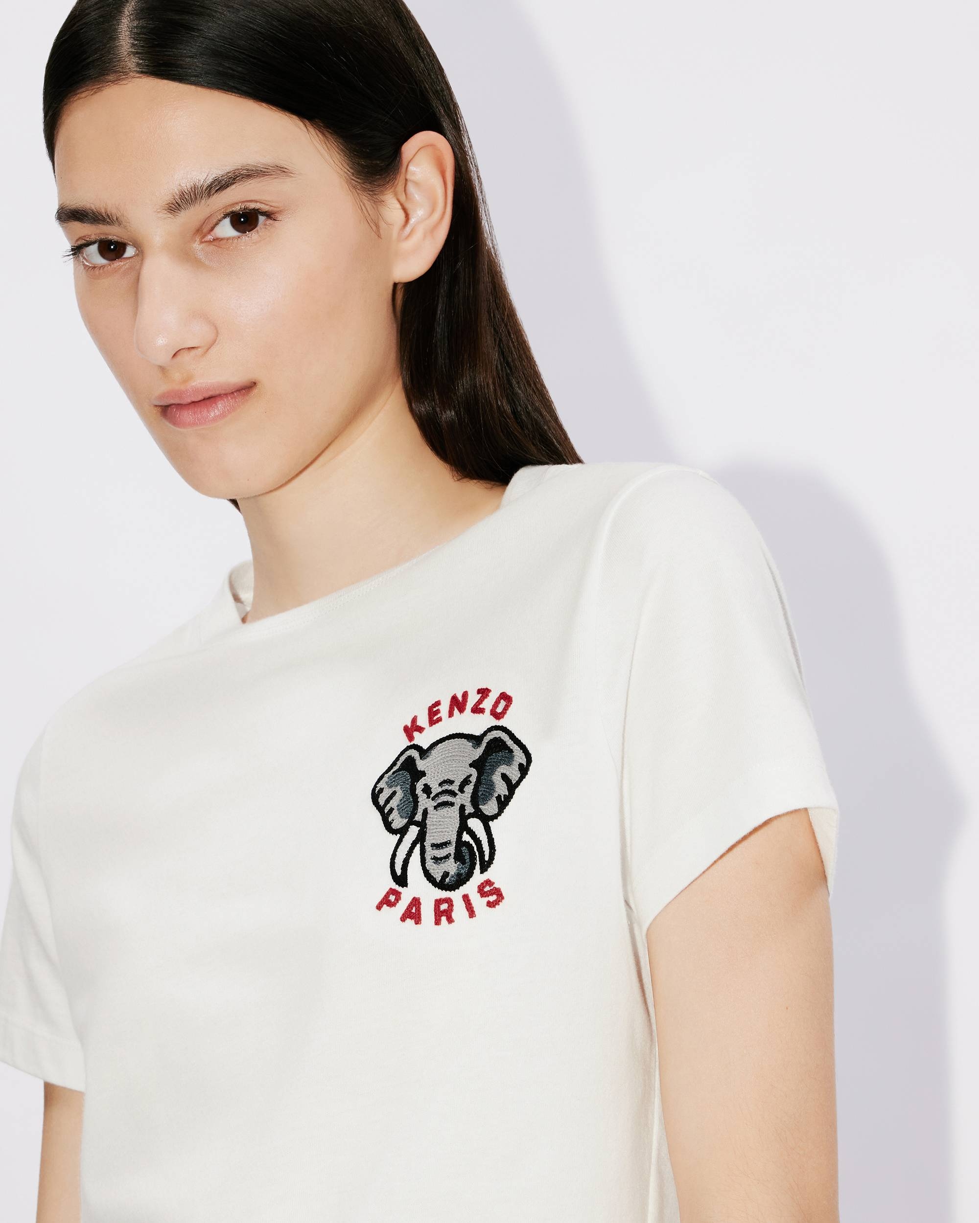 'KENZO Elephant Crest' embroidered T-shirt - 6