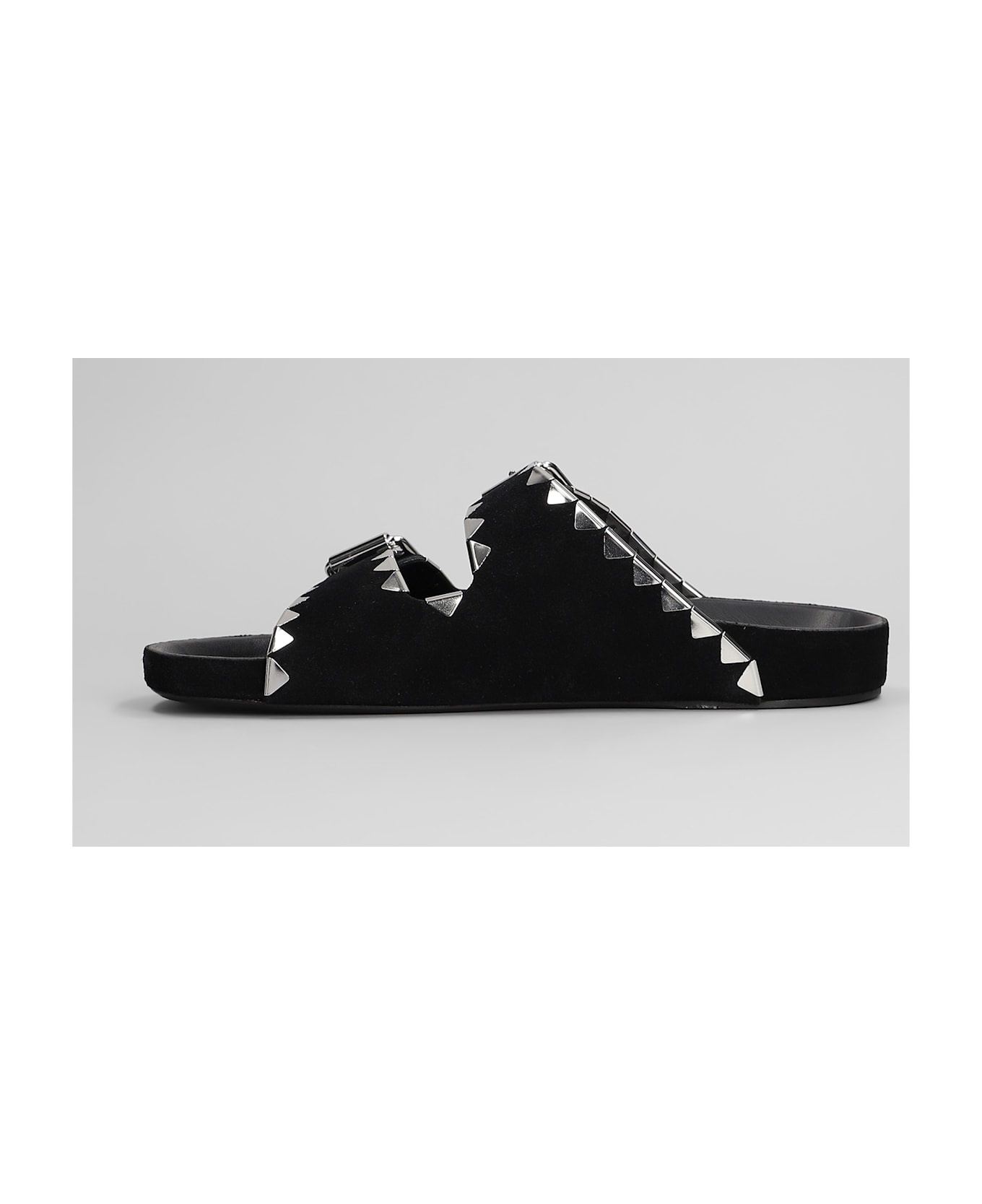 Lennyo Flats In Black Suede - 3