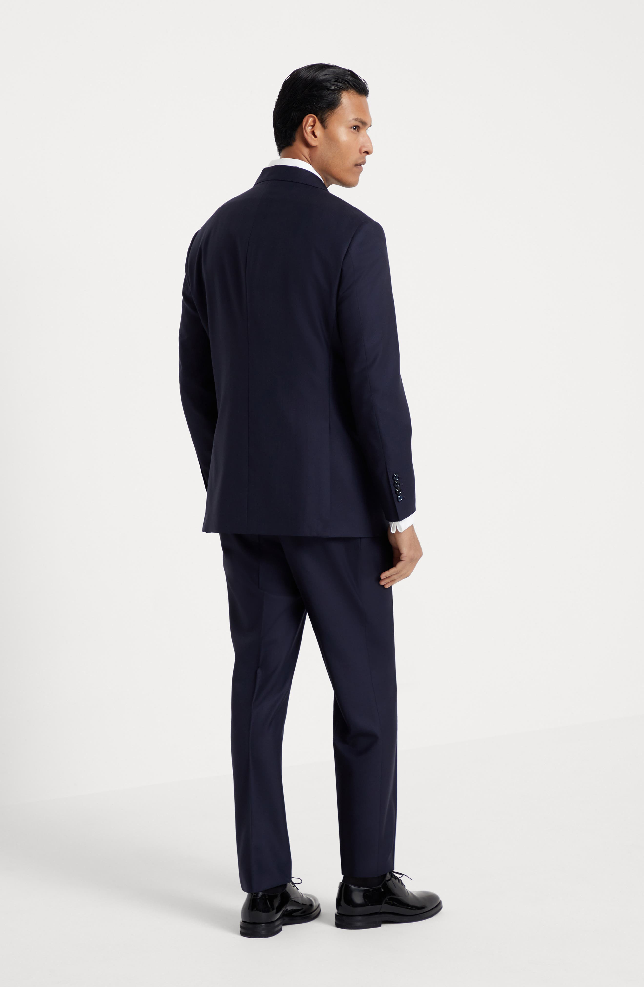 Brunello Cucinelli Tuxedo with one-and-a-half-breasted jacket in Navy Blue at Nordstrom - 3