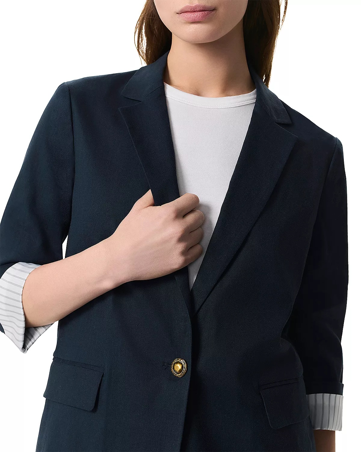 Jennie Contrast Cuff Blazer - 3
