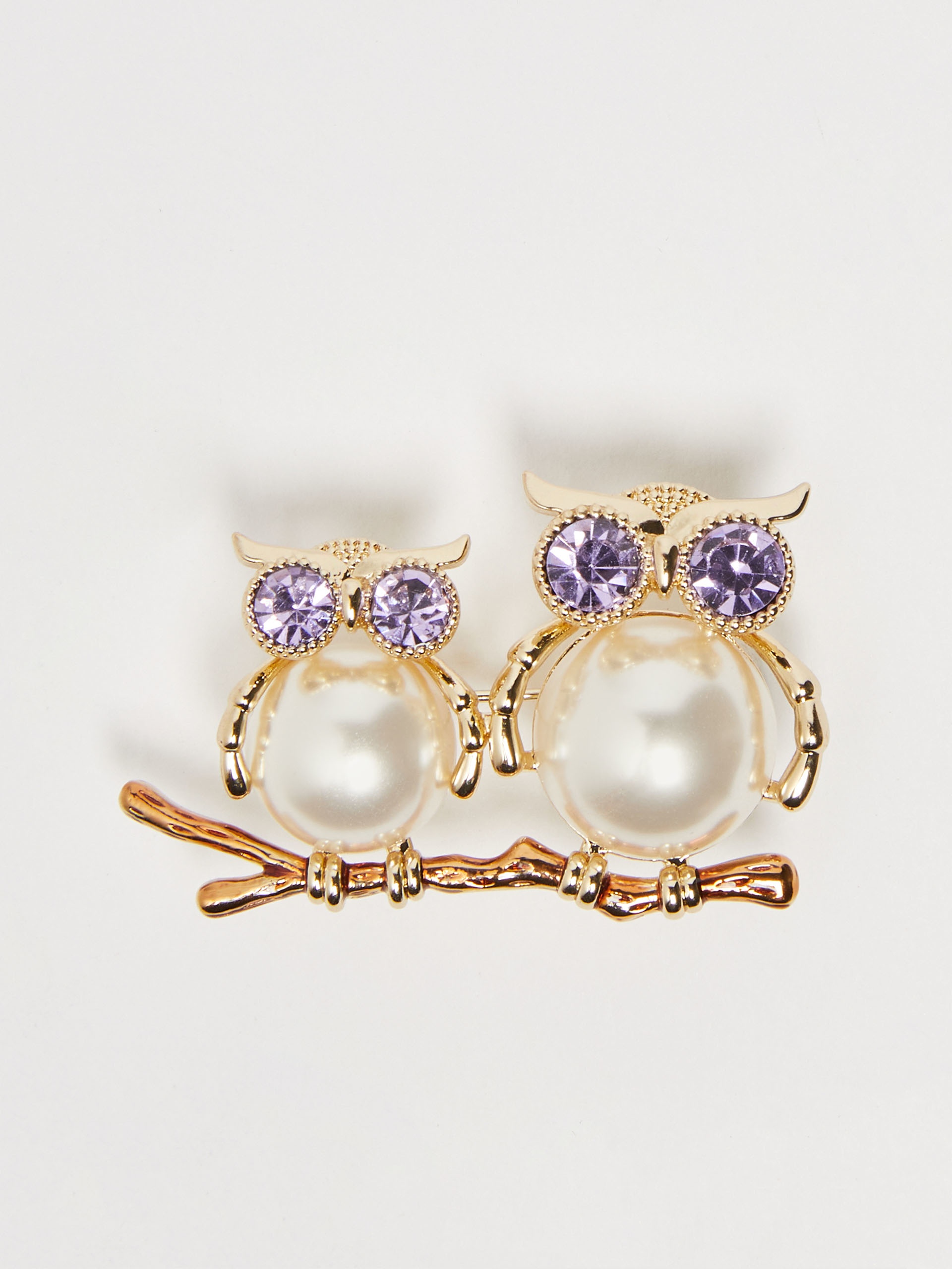 CASSINO Metal and glass brooch - 1