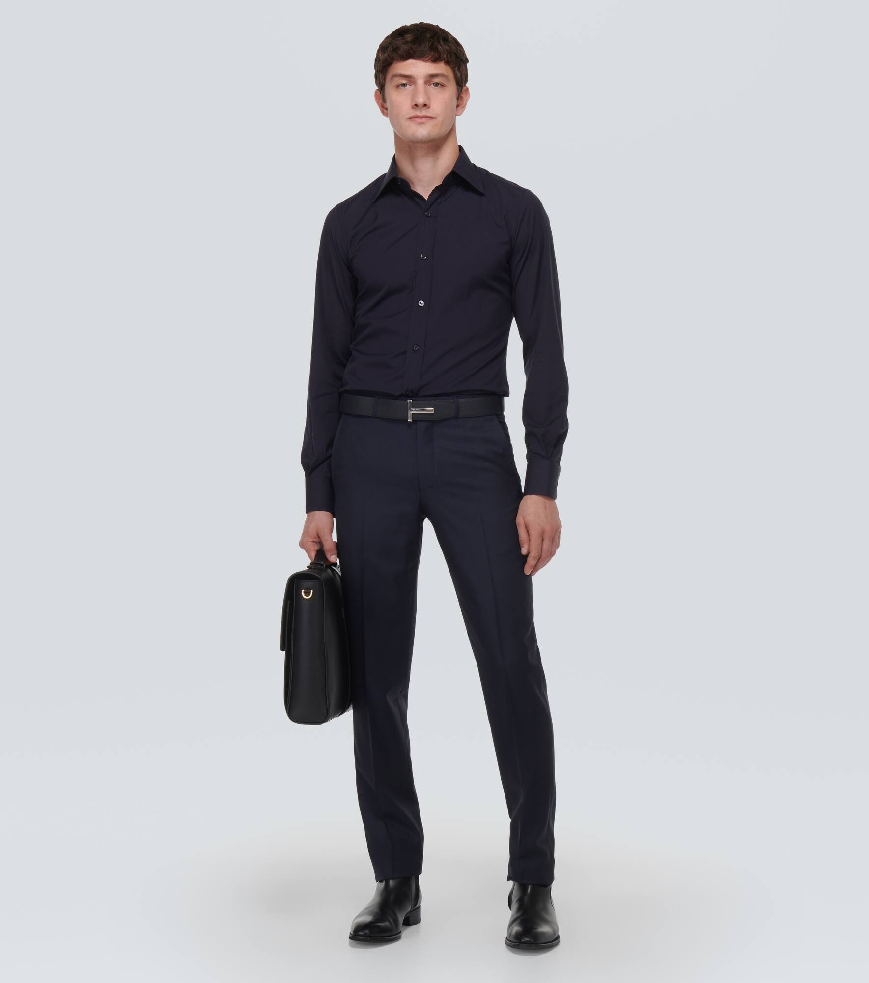 Cotton poplin shirt - 3