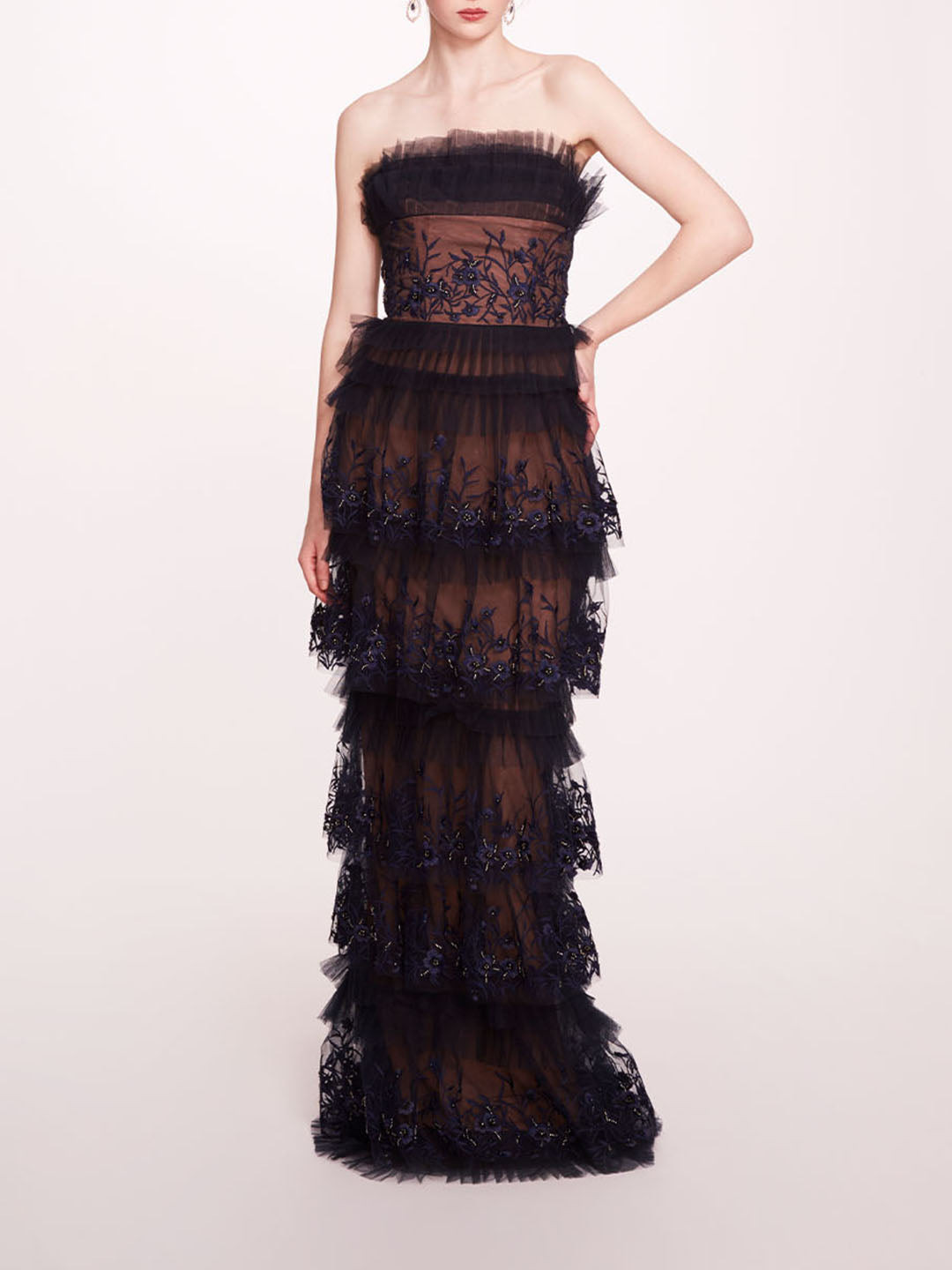 TIERED TERRARIUM COLUMN GOWN - 1