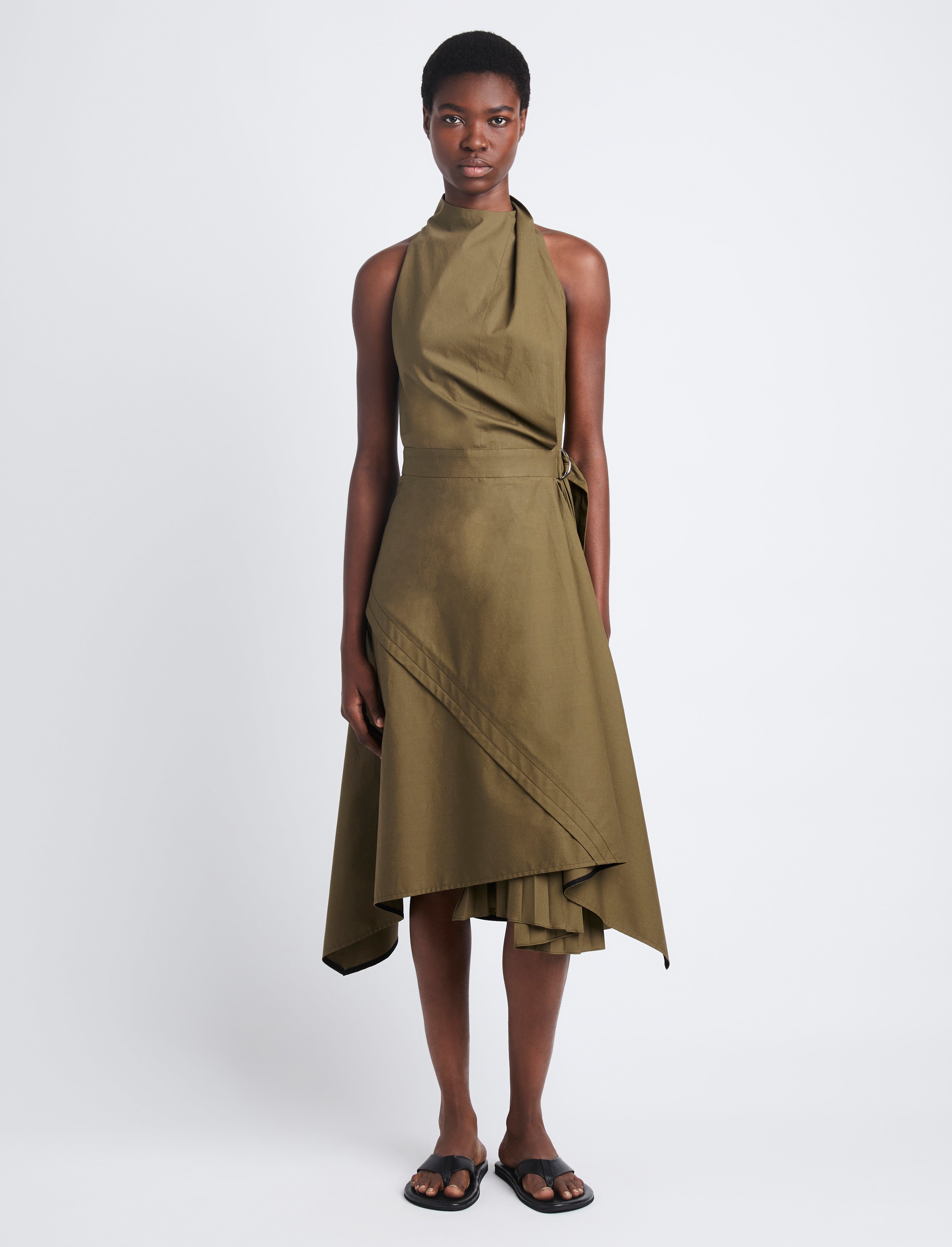 Yoko Dress in Compact Poplin - 2