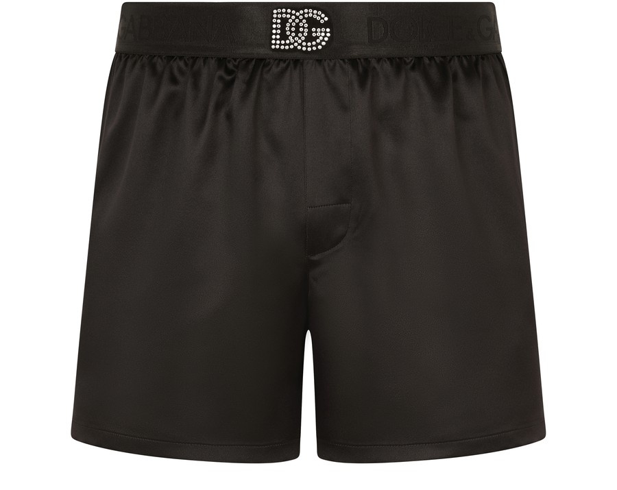 Silk shorts and sleep mask - 1