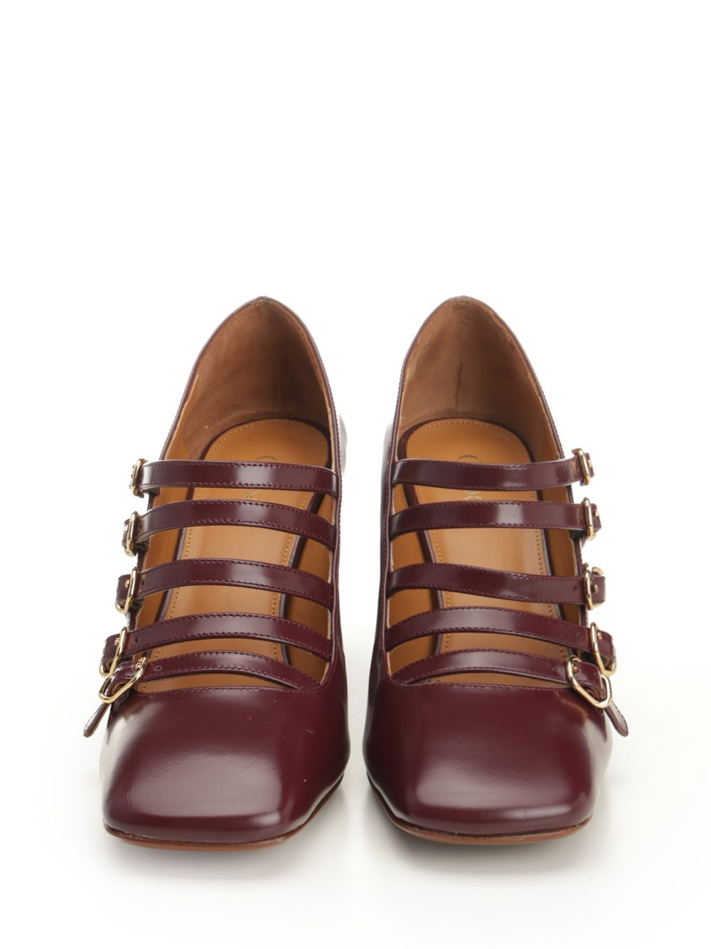 Janis Mary Jane Pumps Bordeaux - 5