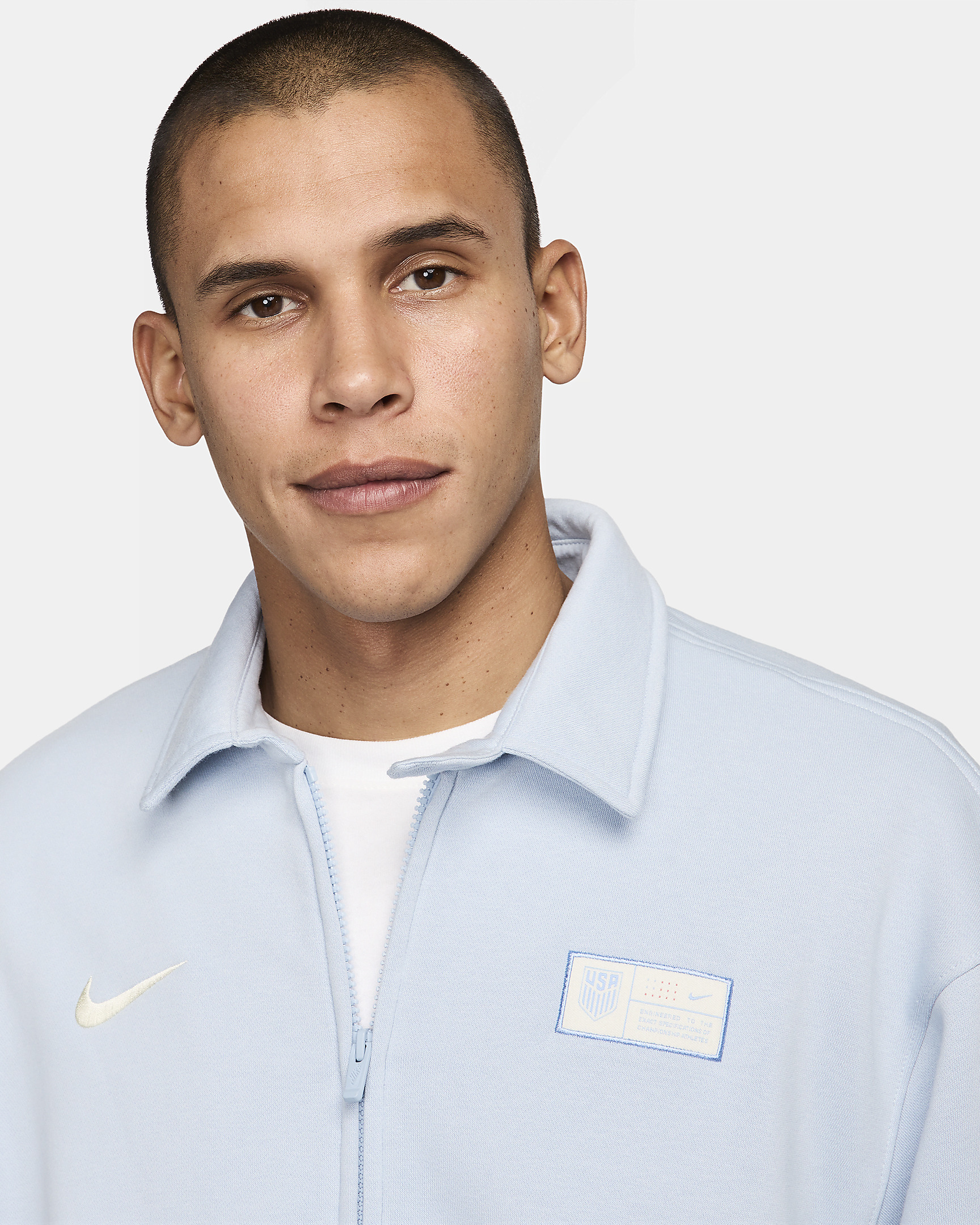 USMNT Club Men's Nike Soccer Harrington Jacket - 3