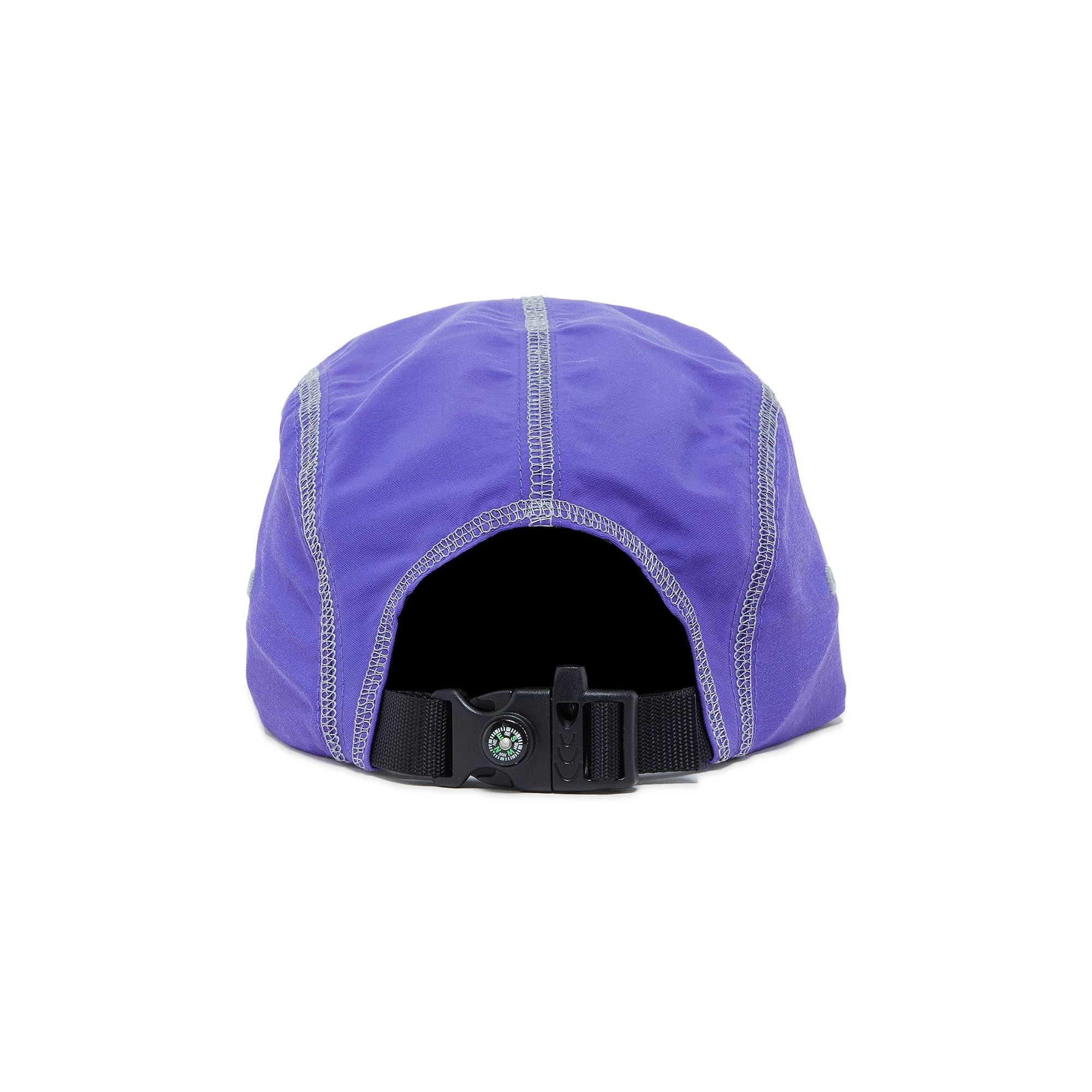 Supreme Reflective Stitch Camp Cap 'Purple' - 4