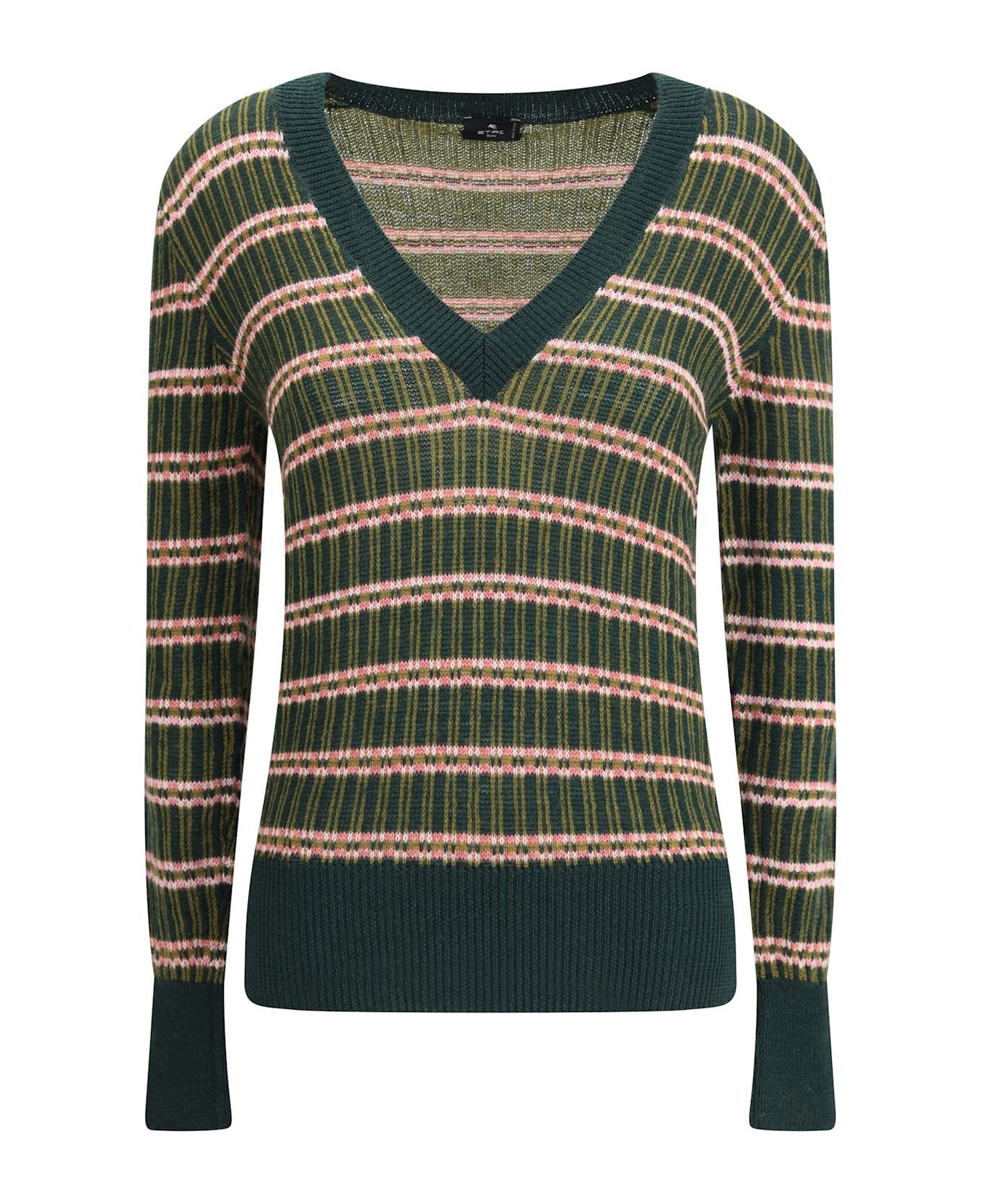 Striped Wool Sweater - 1