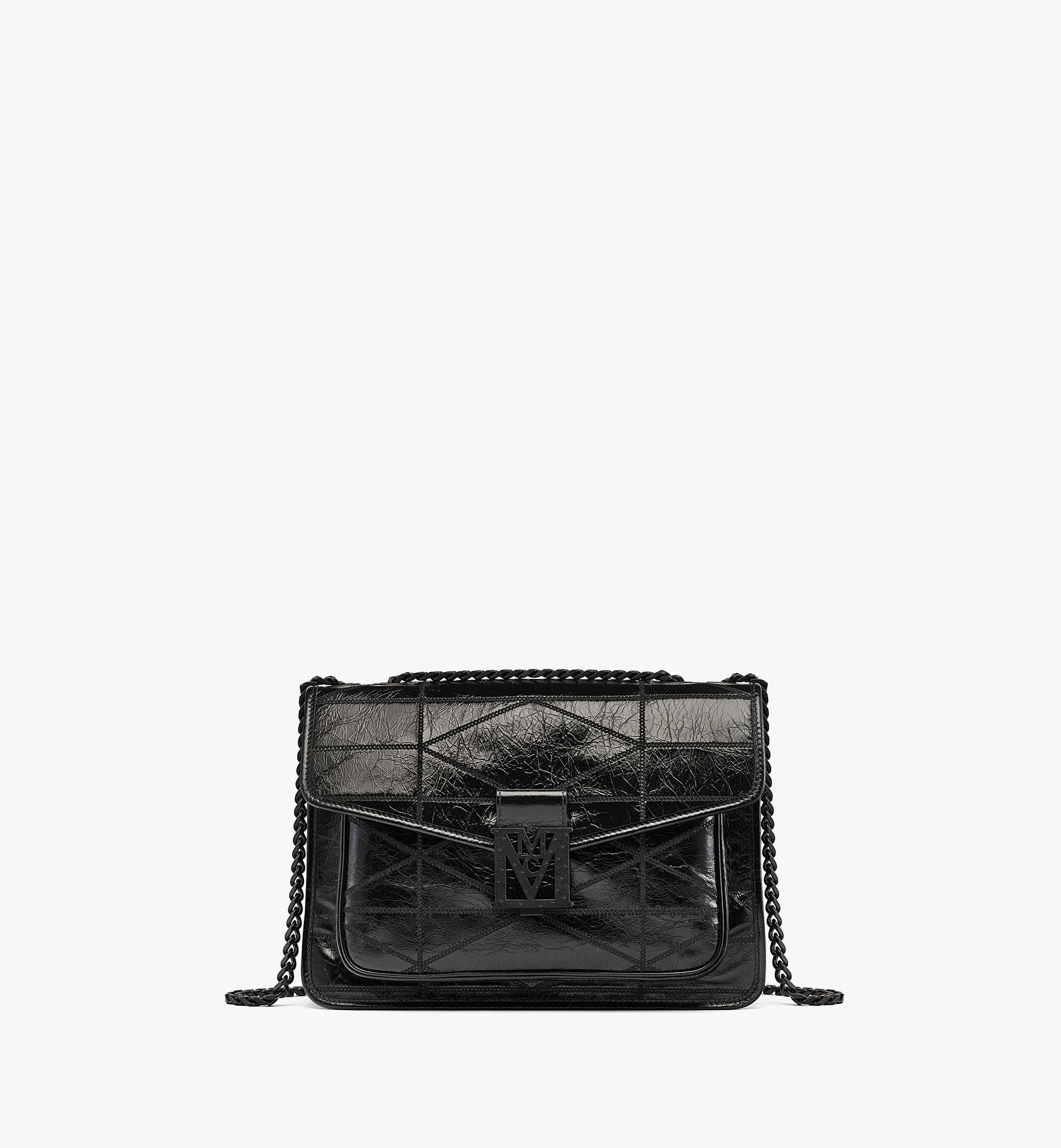Travia Quilted Shoulder Bag in Crushed Leather - 1