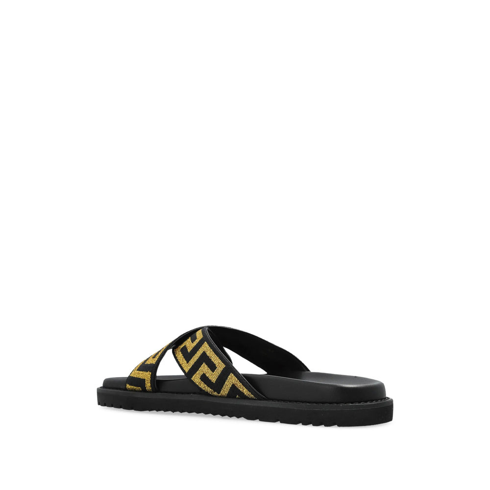 Versace Black Flip-Flops & Slides Men - 2