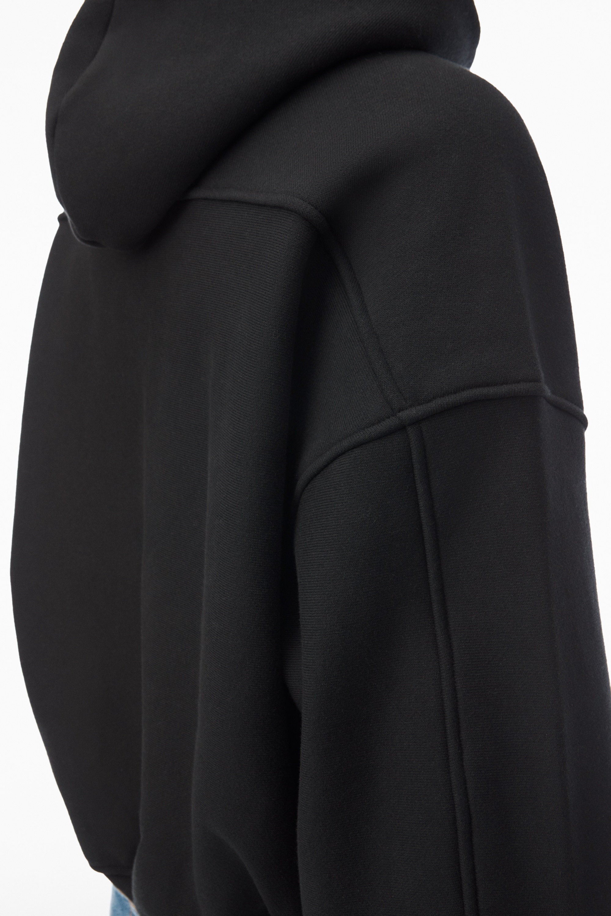 STAR ZIP UP HOODIE IN DENSE FLEECE - 5