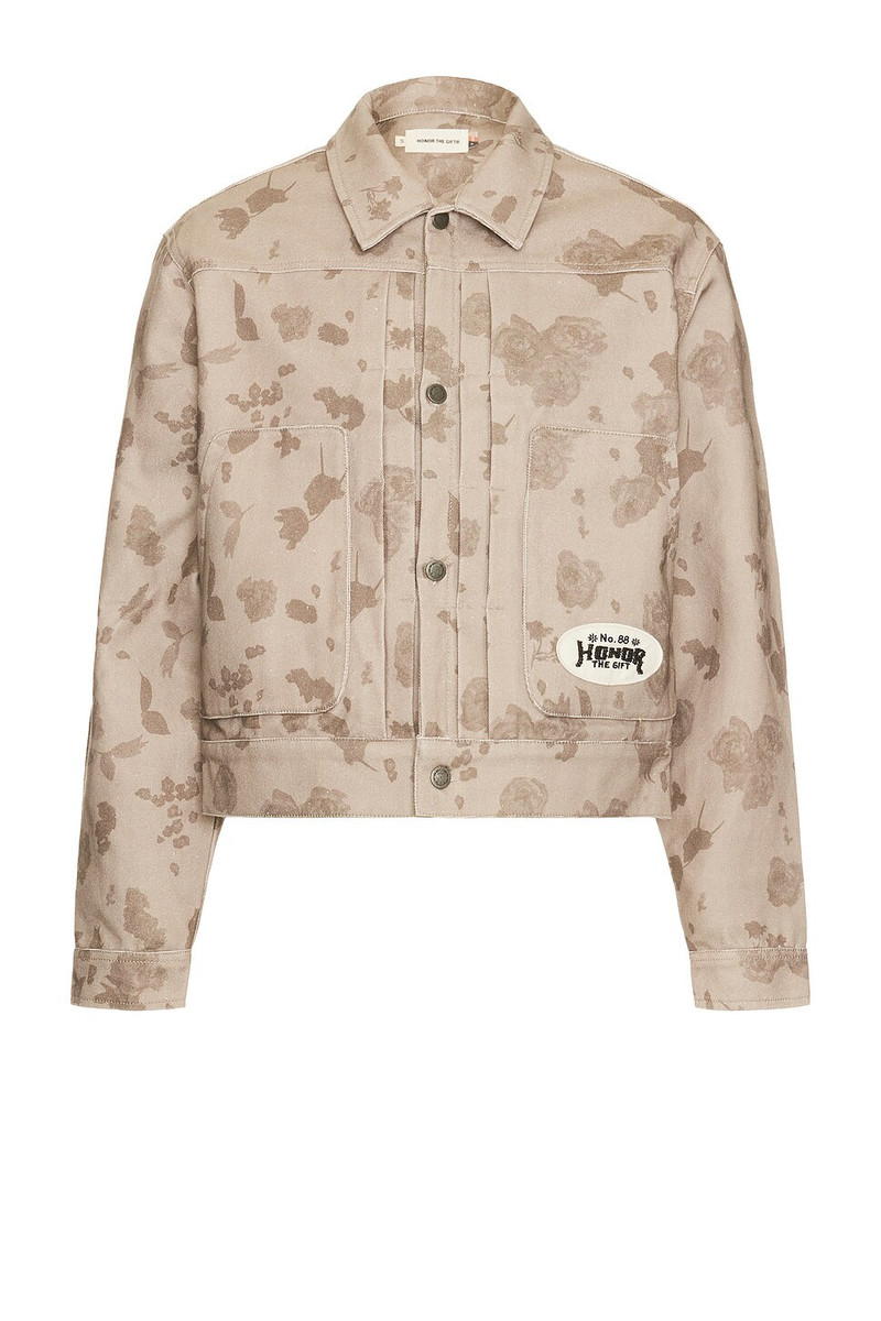 Tonal Floral Jacket - 1