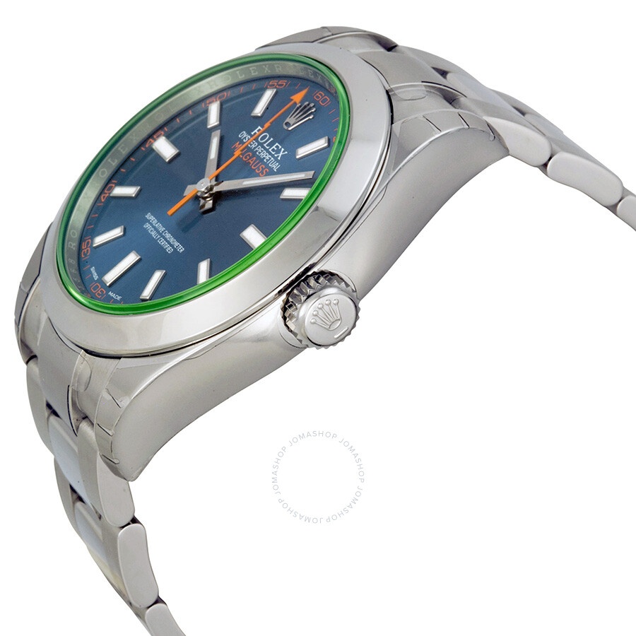 Rolex Milgauss Automatic Blue Dial Stainless Steel Men's Watch 116400GV - 2