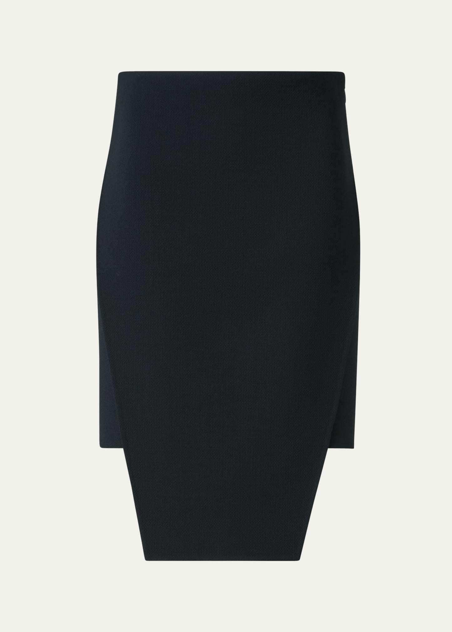 Trapezoid Apron Mini Skirt - 1