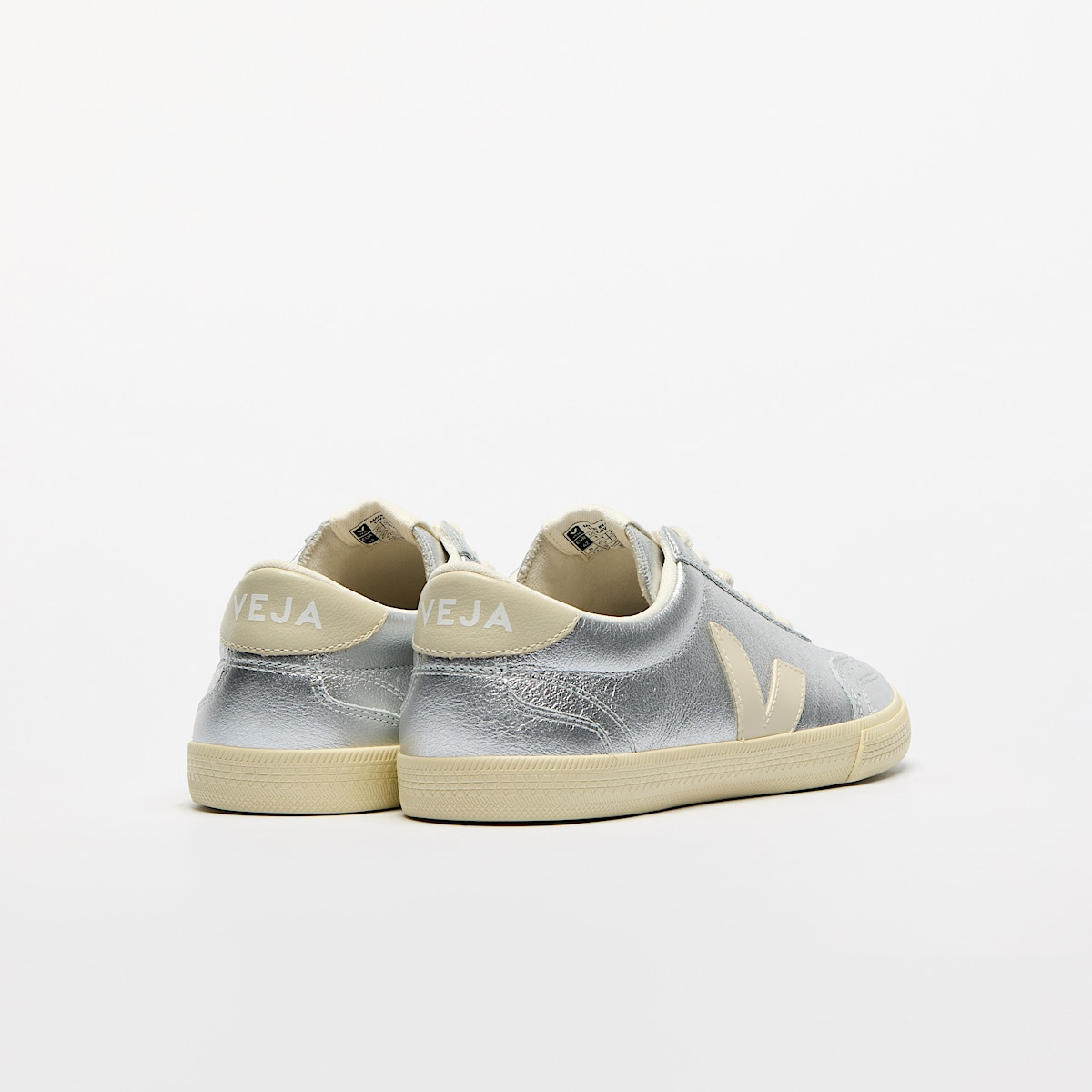 VOLLEY LEATHER SILVER PIERRE - 3
