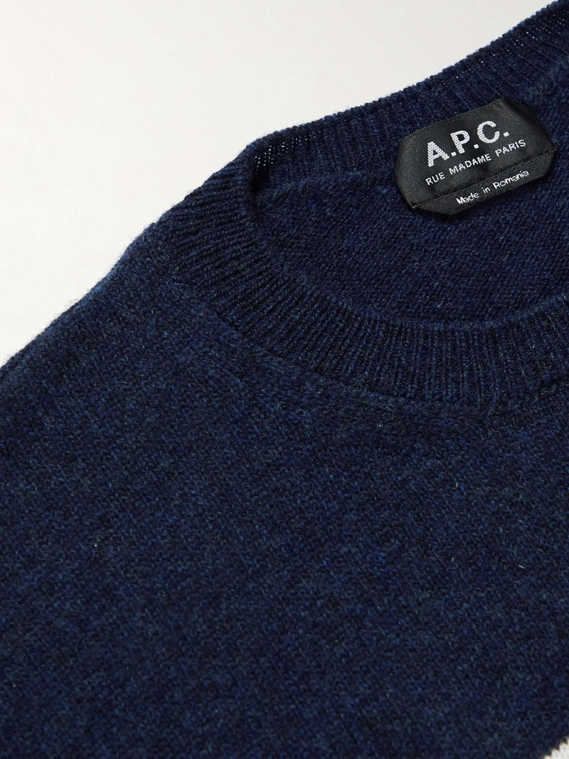 Travis Striped Wool and Cotton-Blend Sweater 5