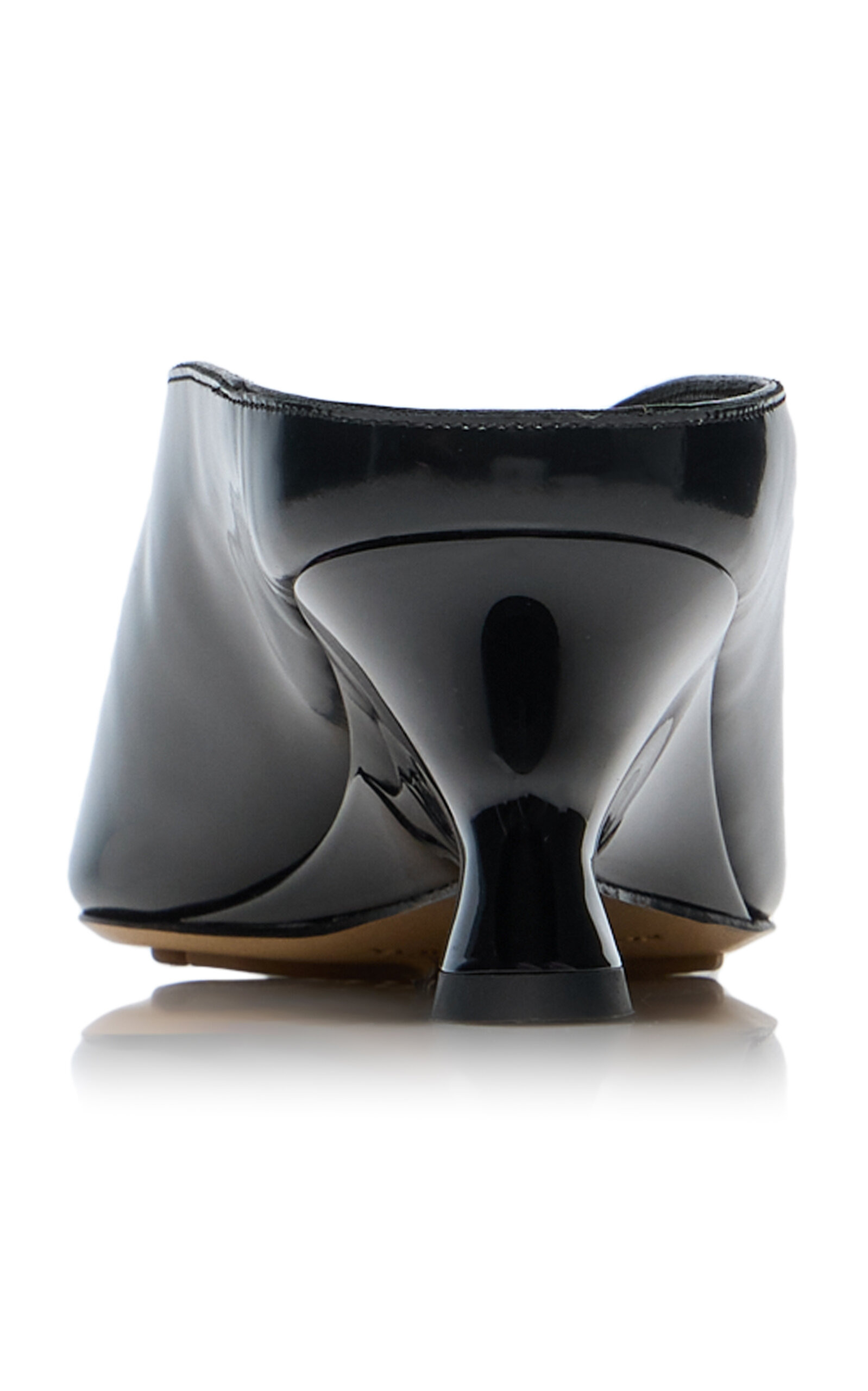 Bounty Patent Vinyl Mule Pumps black - 4