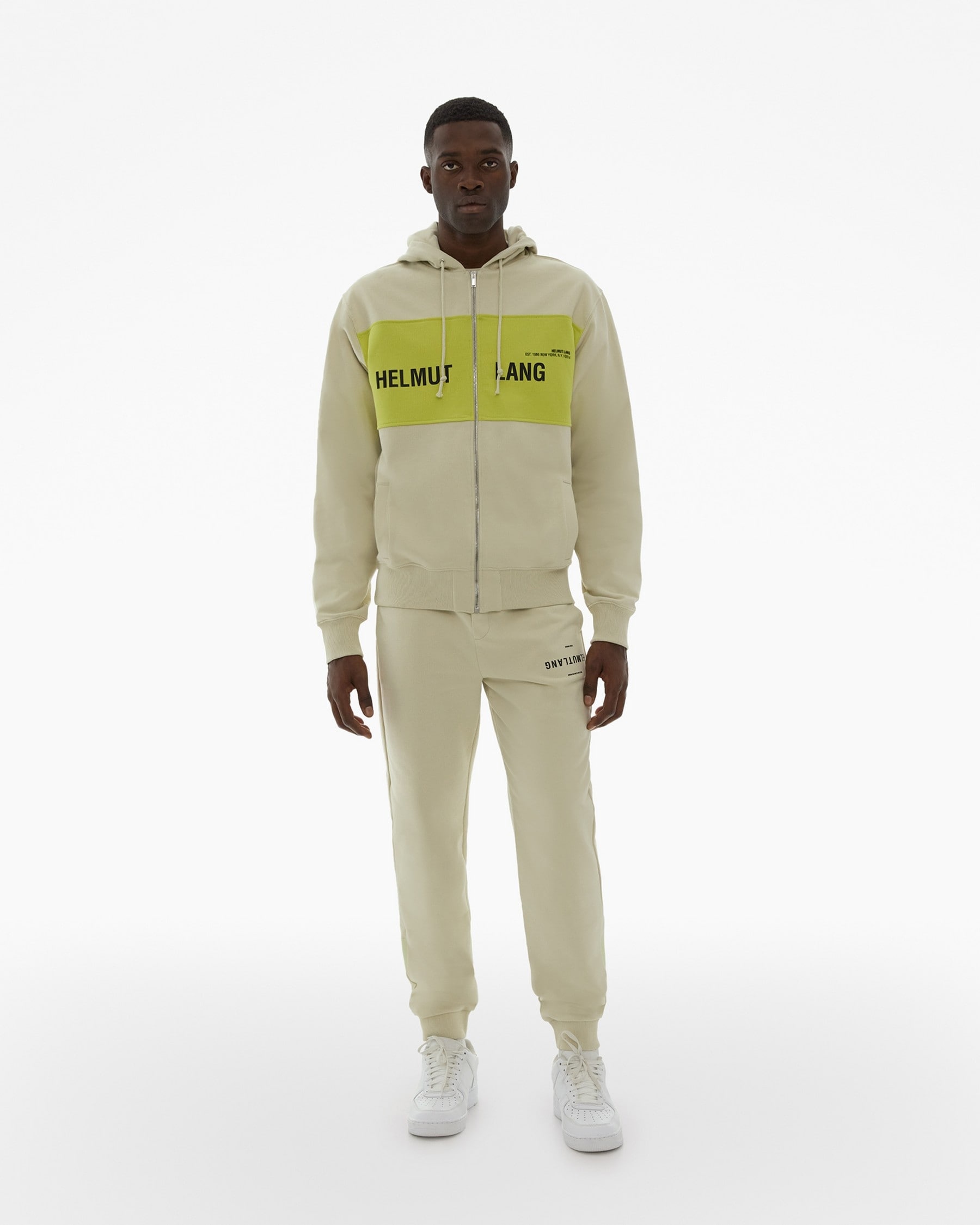 BLOCKED LOGO FULL-ZIP HOODIE - 8