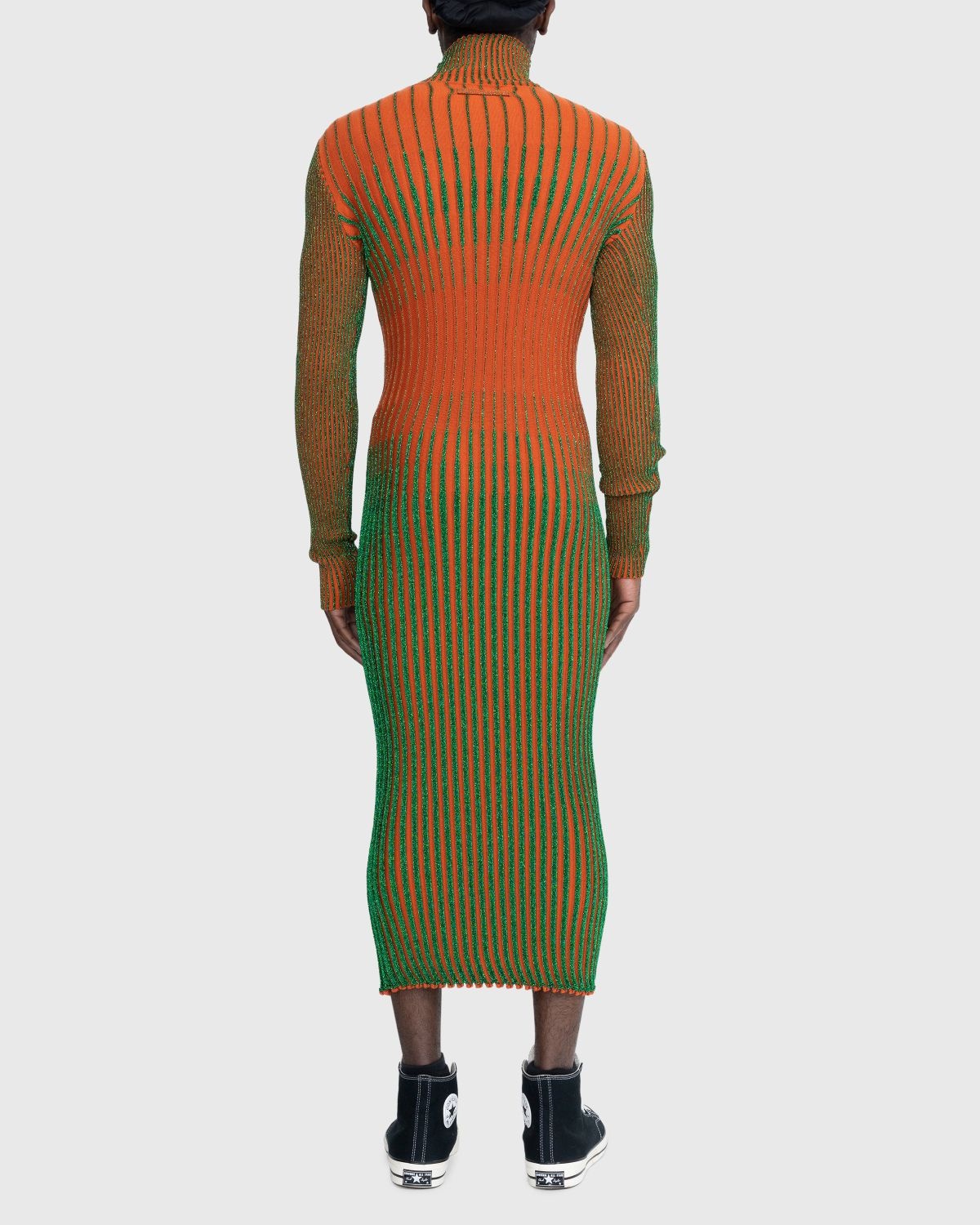 Jean Paul Gaultier – High Neck Long Dress Green - 3