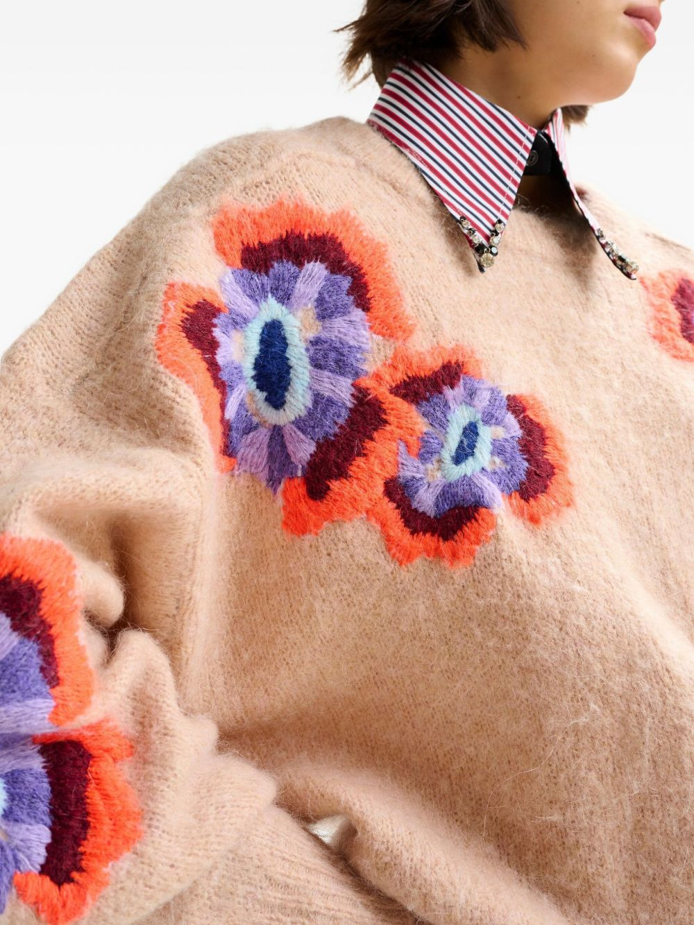 Impossible1 embroidered sweater - 5