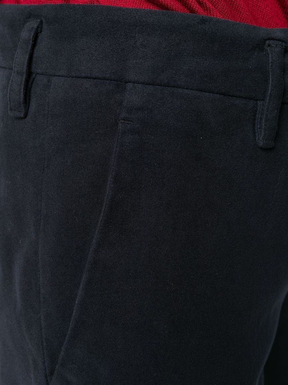 cuff cropped trousers - 5