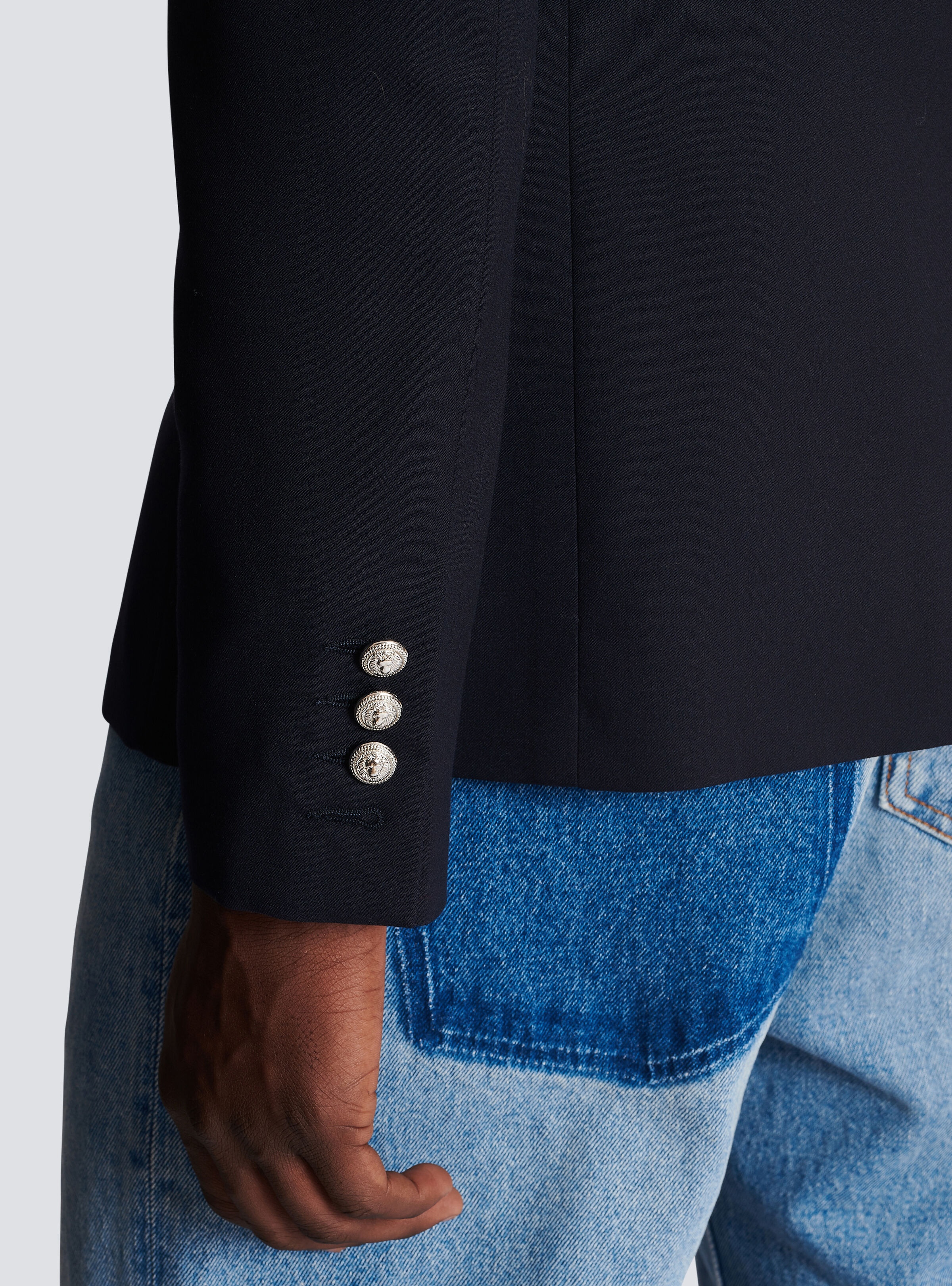 2-button wool jacket - 8