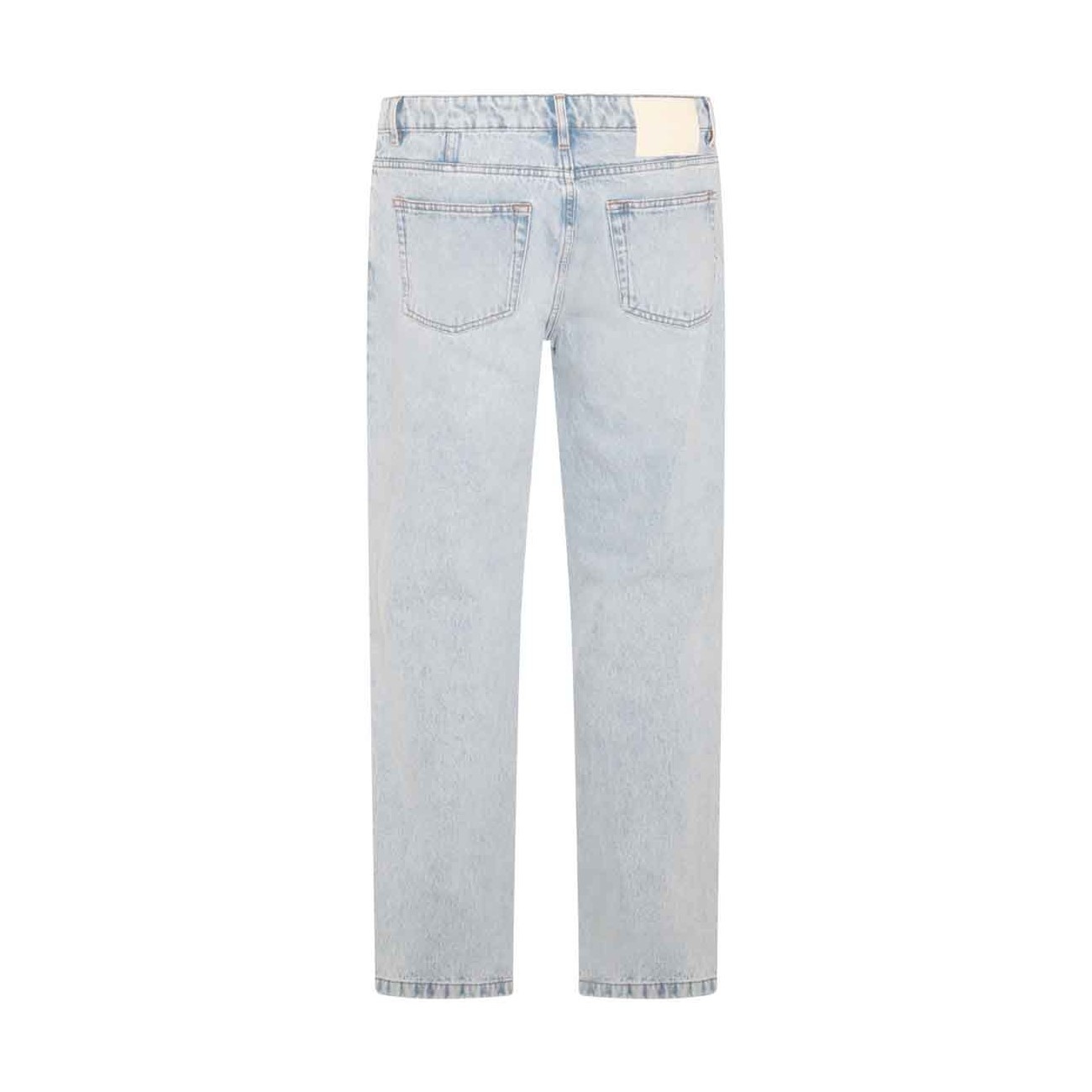 light blue cotton jeans - 2