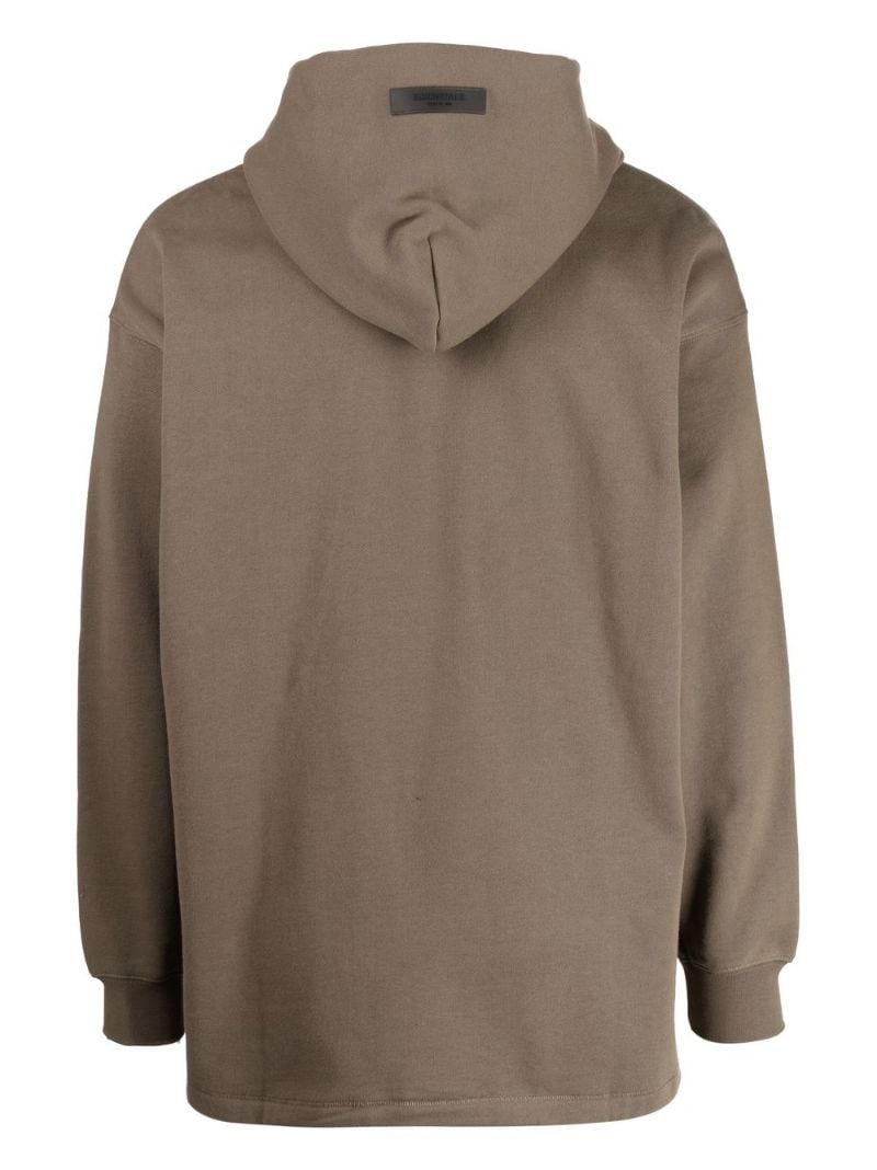 cotton-blend hoodie - 2