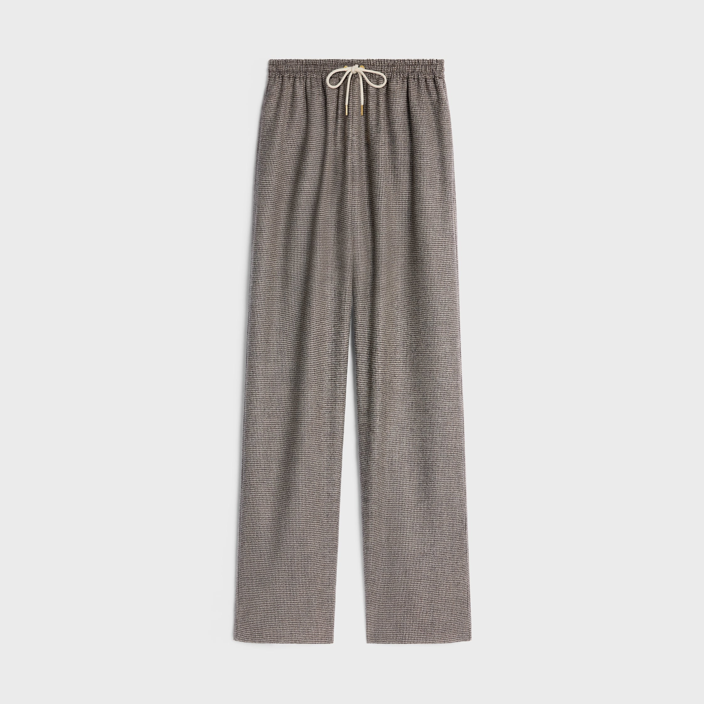 straight jogging pants in wool and cashmere - 1