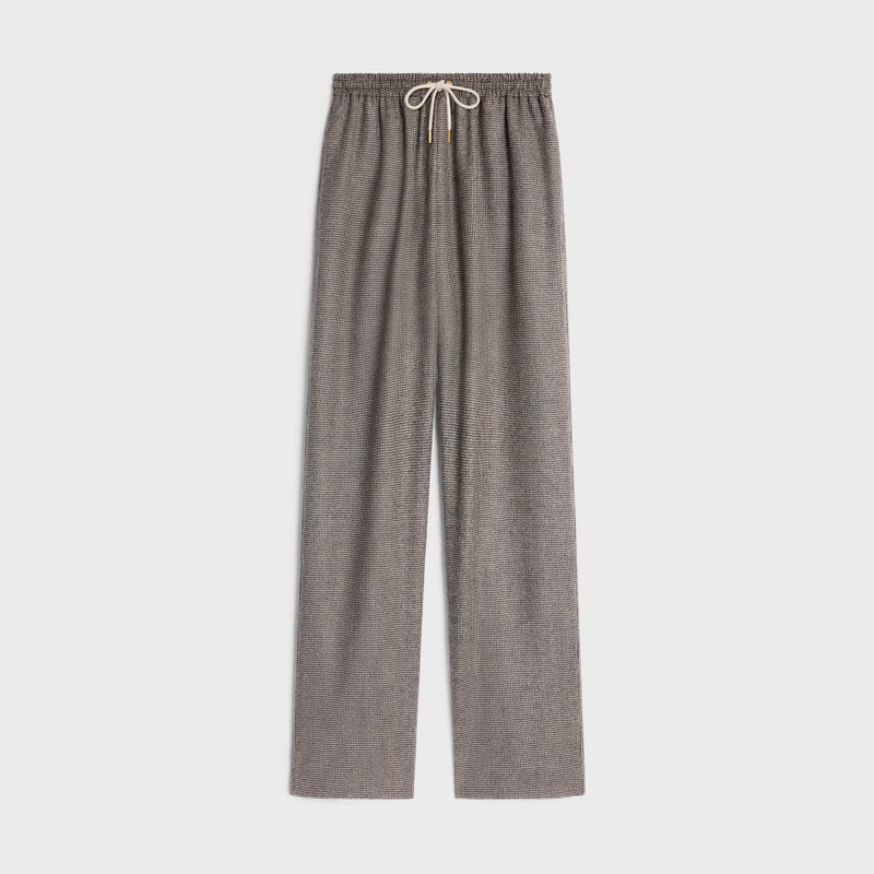 straight jogging pants in wool and cashmere 1