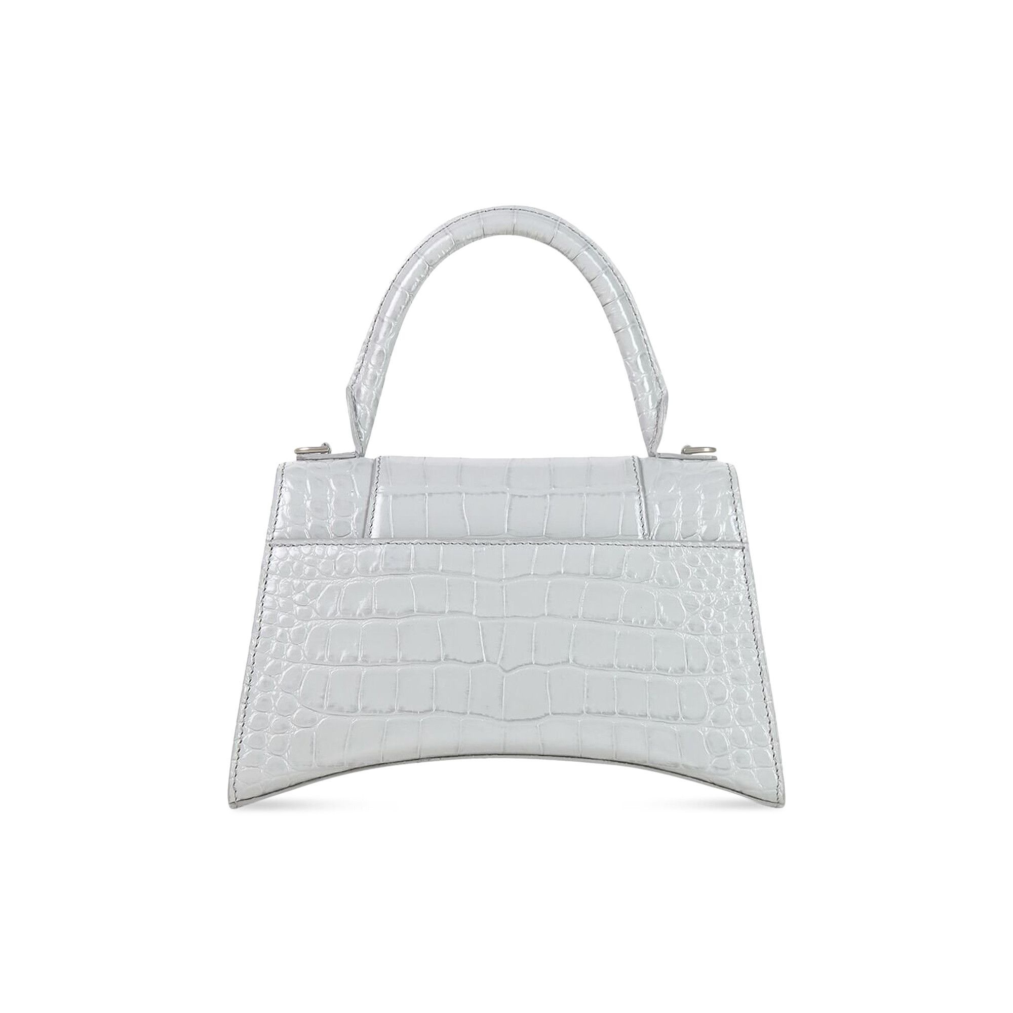 Balenciaga Small Hourlgass Top Handle Bag 'Grey' - 2