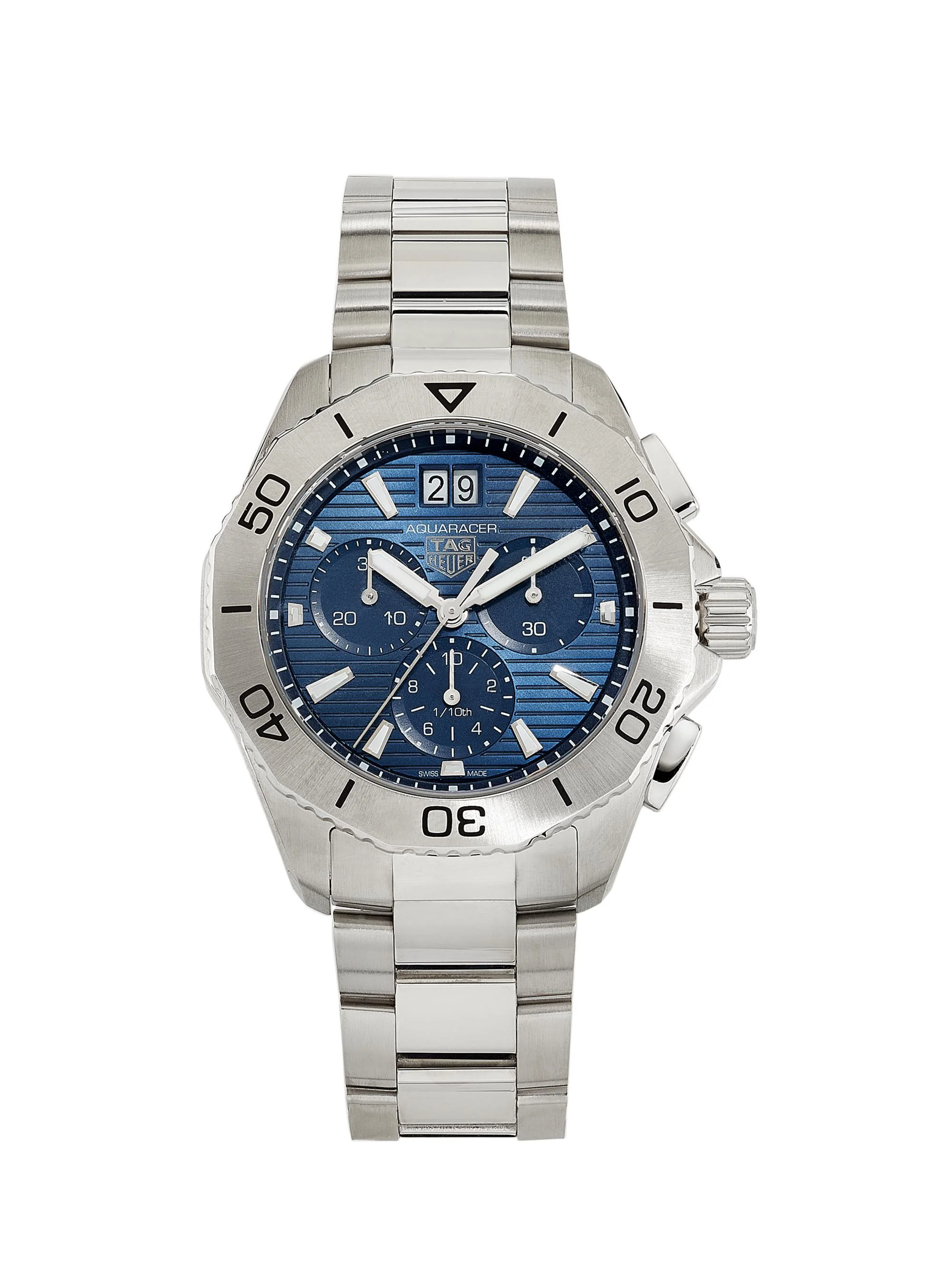Women's Aquaracer Chronograph Stainless Steel Watch/40MM - Steel - 1