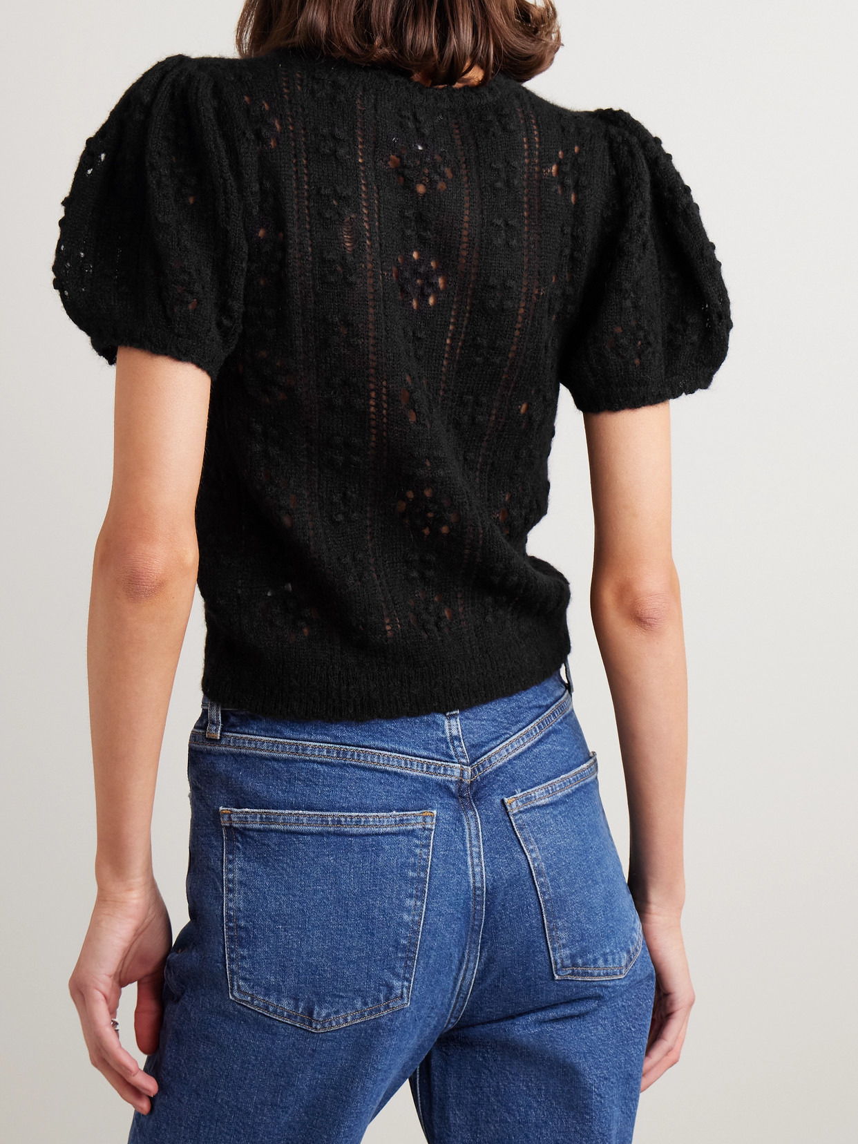 Carena Pointelle-knit Alpaca-blend Top - 3