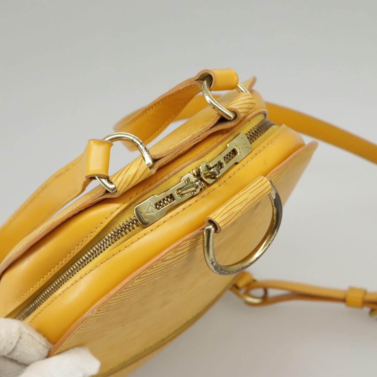 LOUIS VUITTON Epi Mabillon Backpack Yellow M52239 - 6