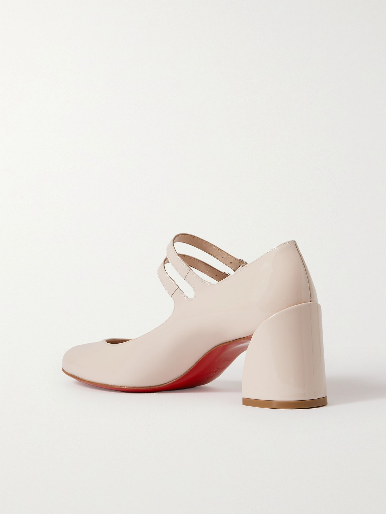 Miss Jane 55 patent-leather pumps Blush - 3
