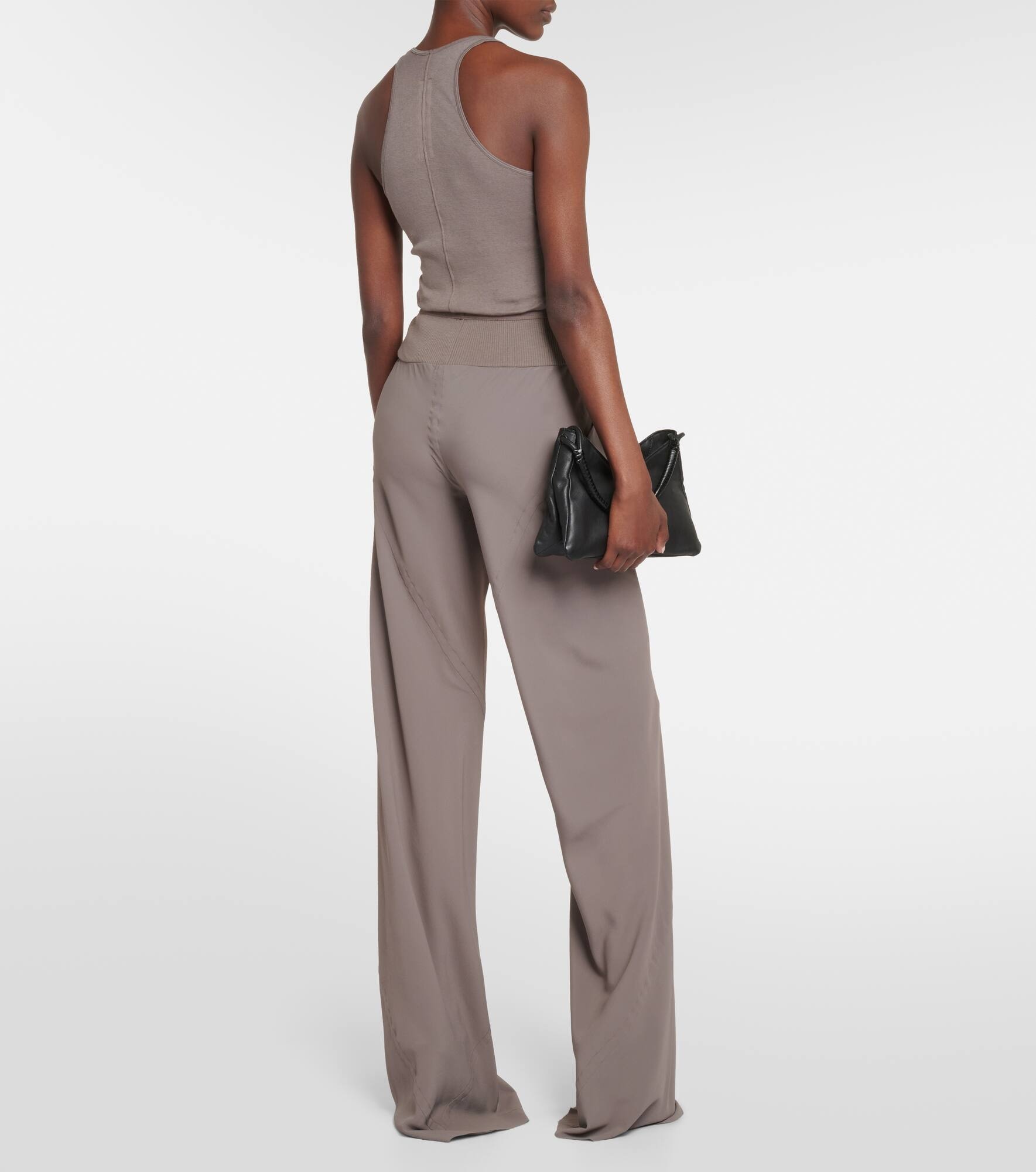 Crêpe wide-leg pants - 3