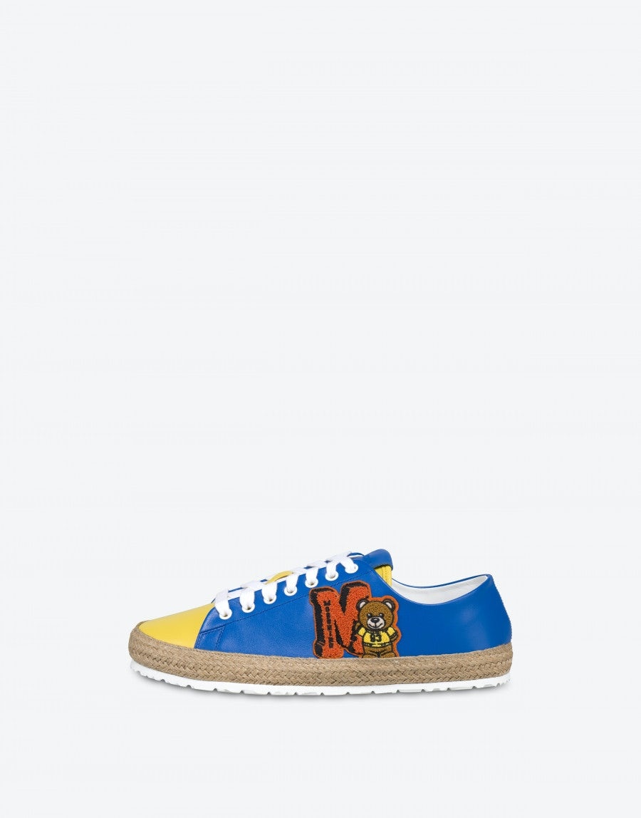 VARSITY TEDDY BEAR CALFSKIN SNEAKERS - 2
