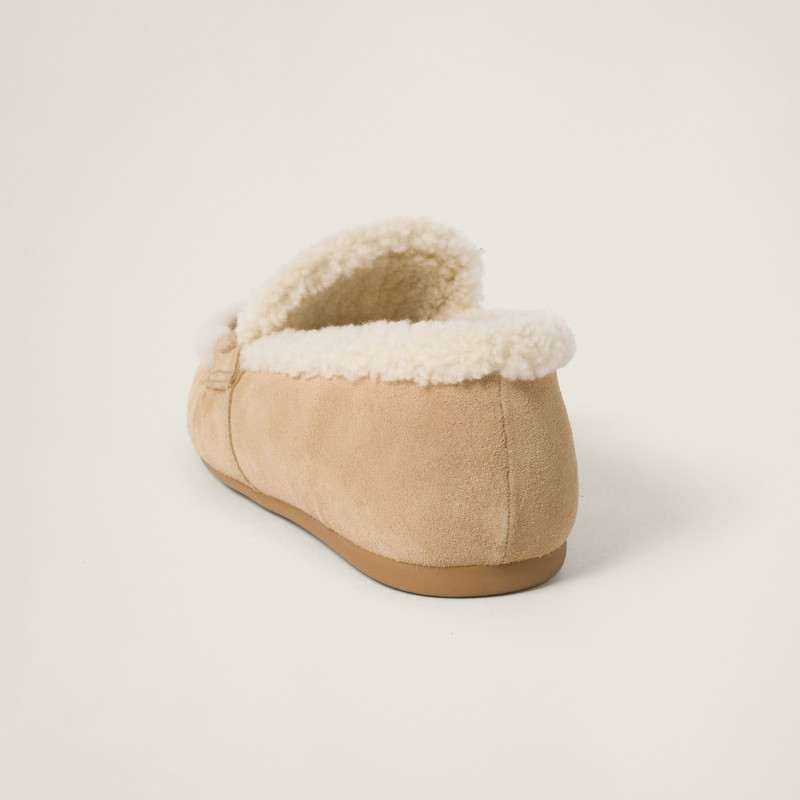 Miu Miu Suede loafers outlook