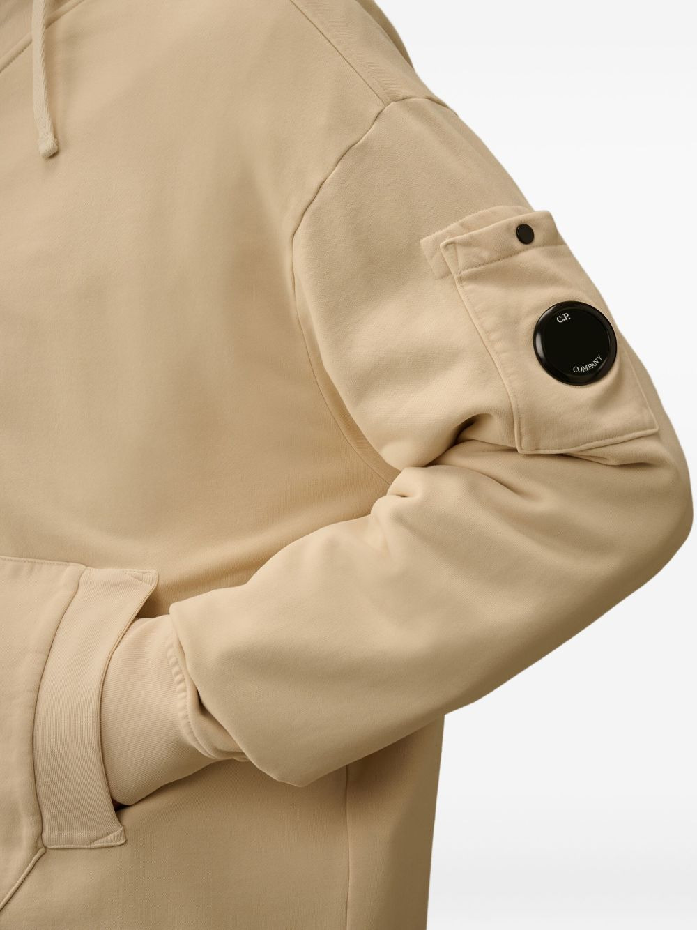 goggle-detail zip-up hoodie - 5